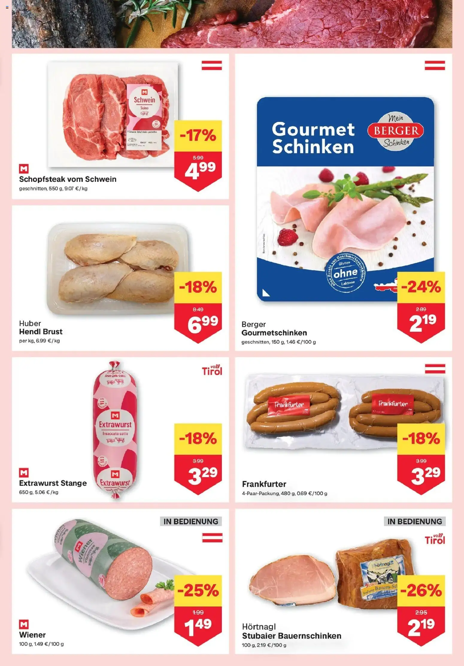 MPREIS Pfunds gültig ab 30.07.2026 | Seite: 3 | Produkte: Schinken