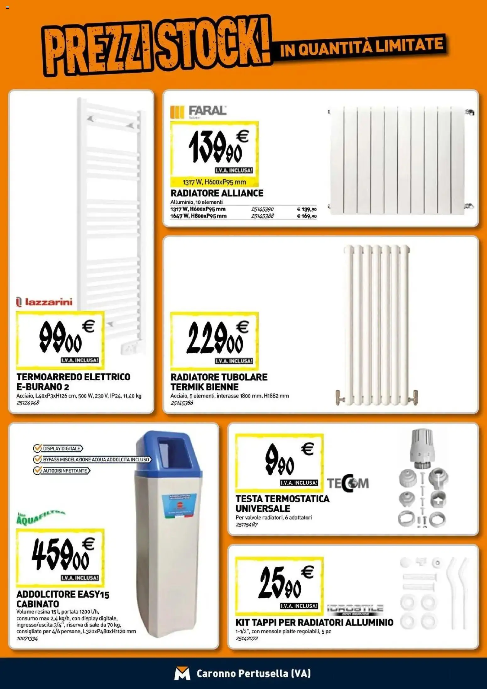Volantino TECNOMAT del 24/09/2026 | Pagina: 6 | Prodotti: Acqua, Sale, Alluminio