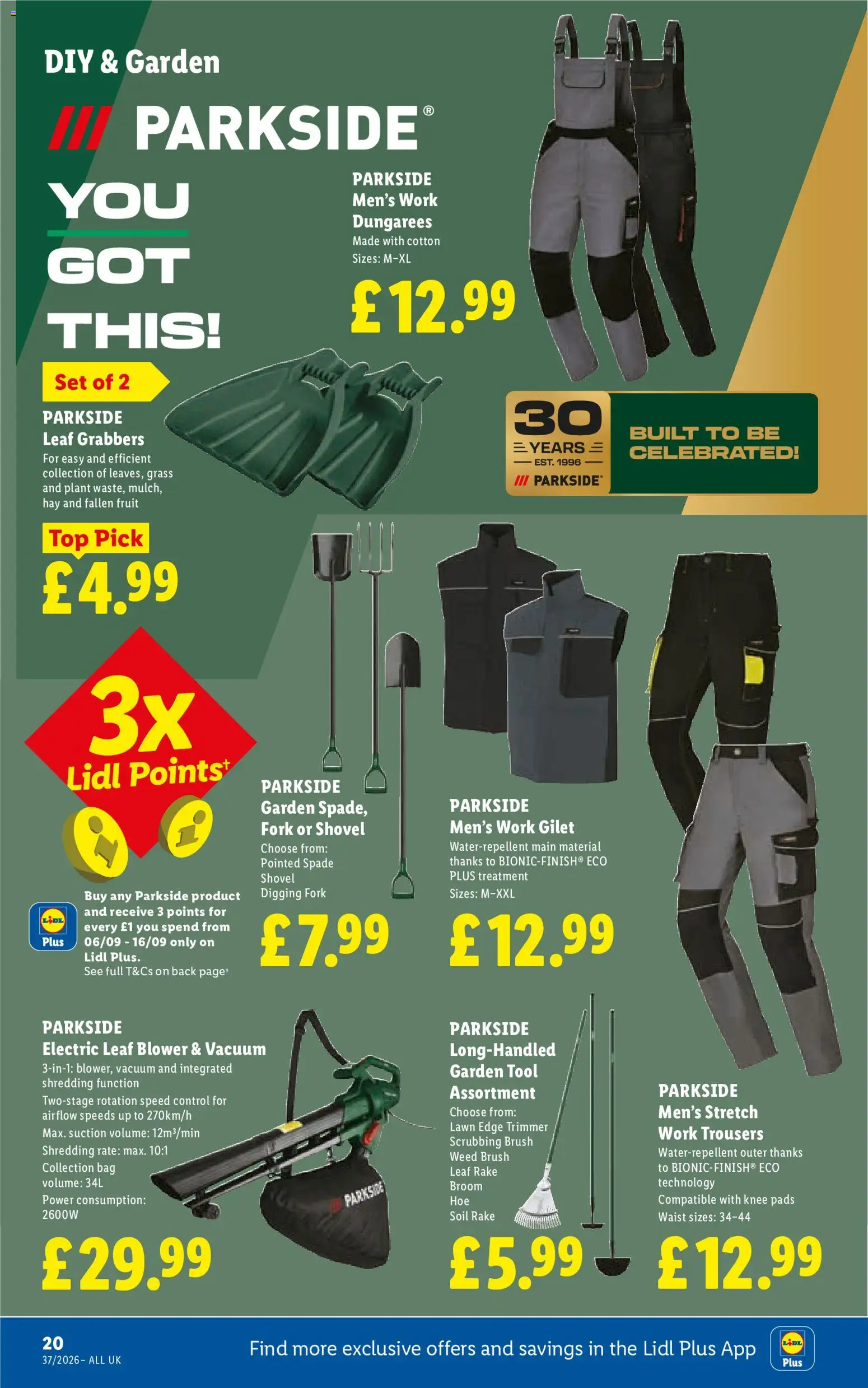 {H1} | Page: 22 | Products: Fruit, Brush, Bag, Work trousers