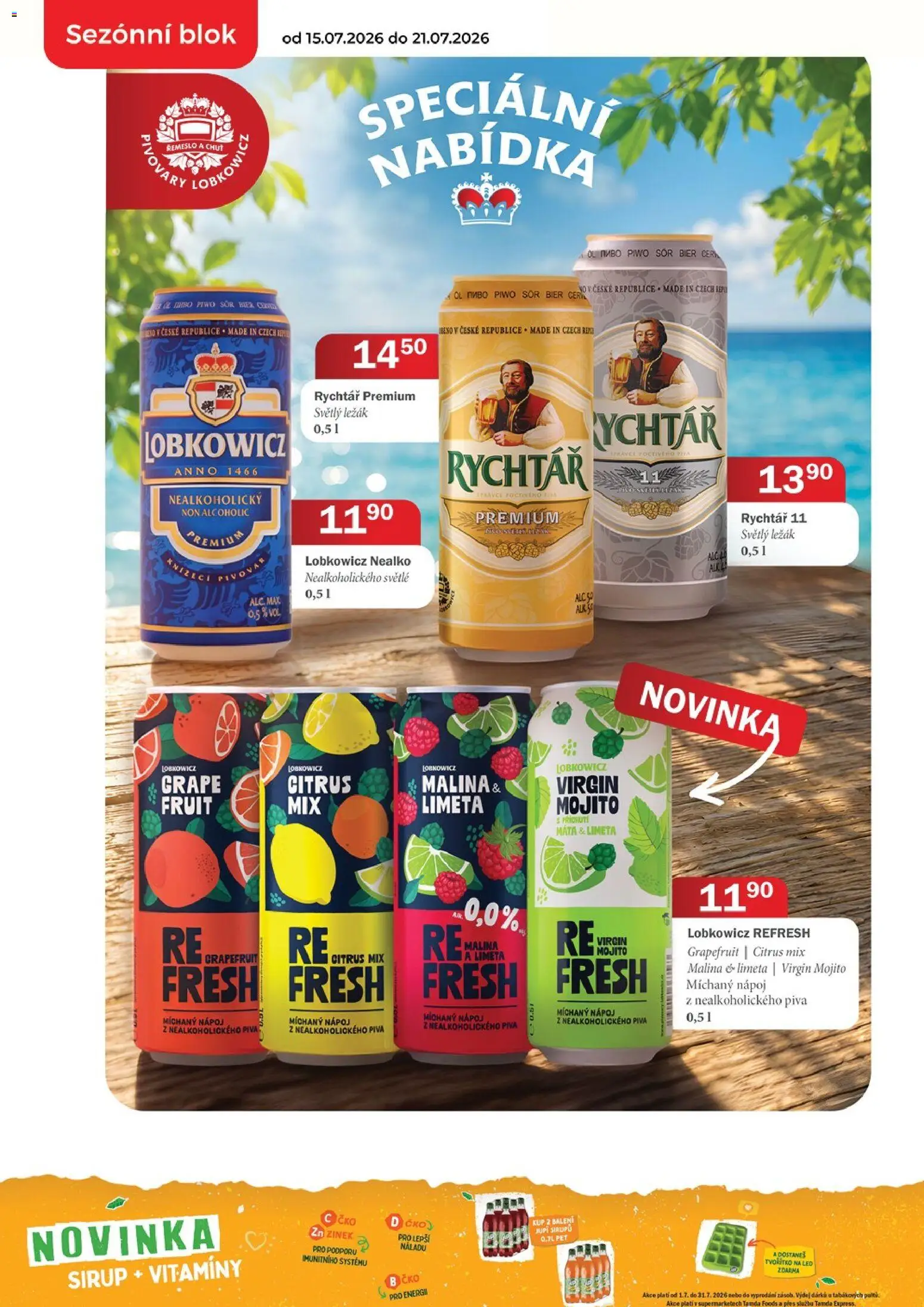 Tamda Foods leták od 15.07.2026 | Strana: 2 | Produkty: Vitamíny, Blok, Mojito, LED
