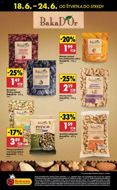 Biedronka leták platný od 18.06.2026 | Strana: 48 | Produkty: Mango, Arašidy, Slivky, Sušené slivky