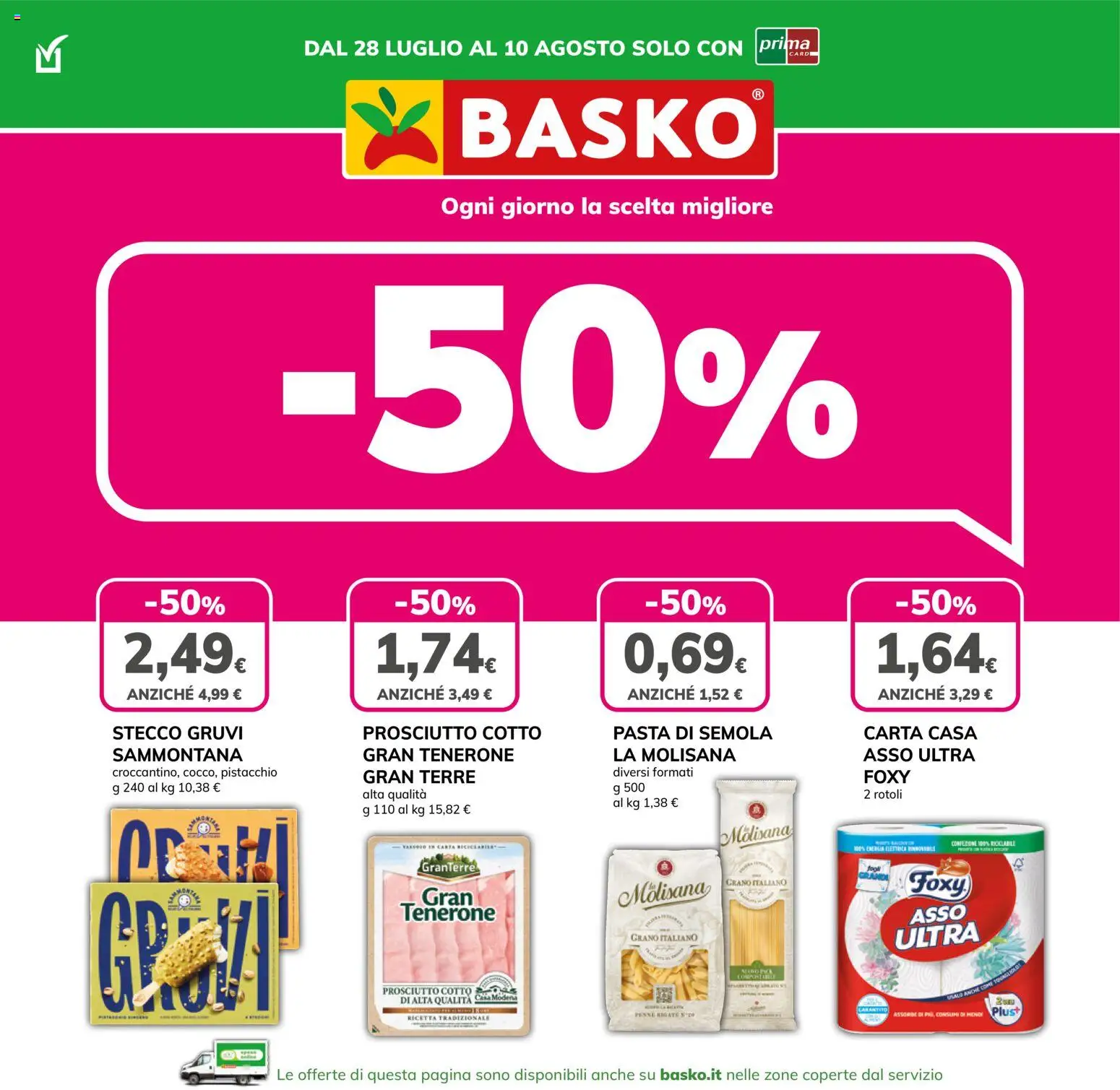 Volantino Basko del 28/07/2026 | Pagina: 1