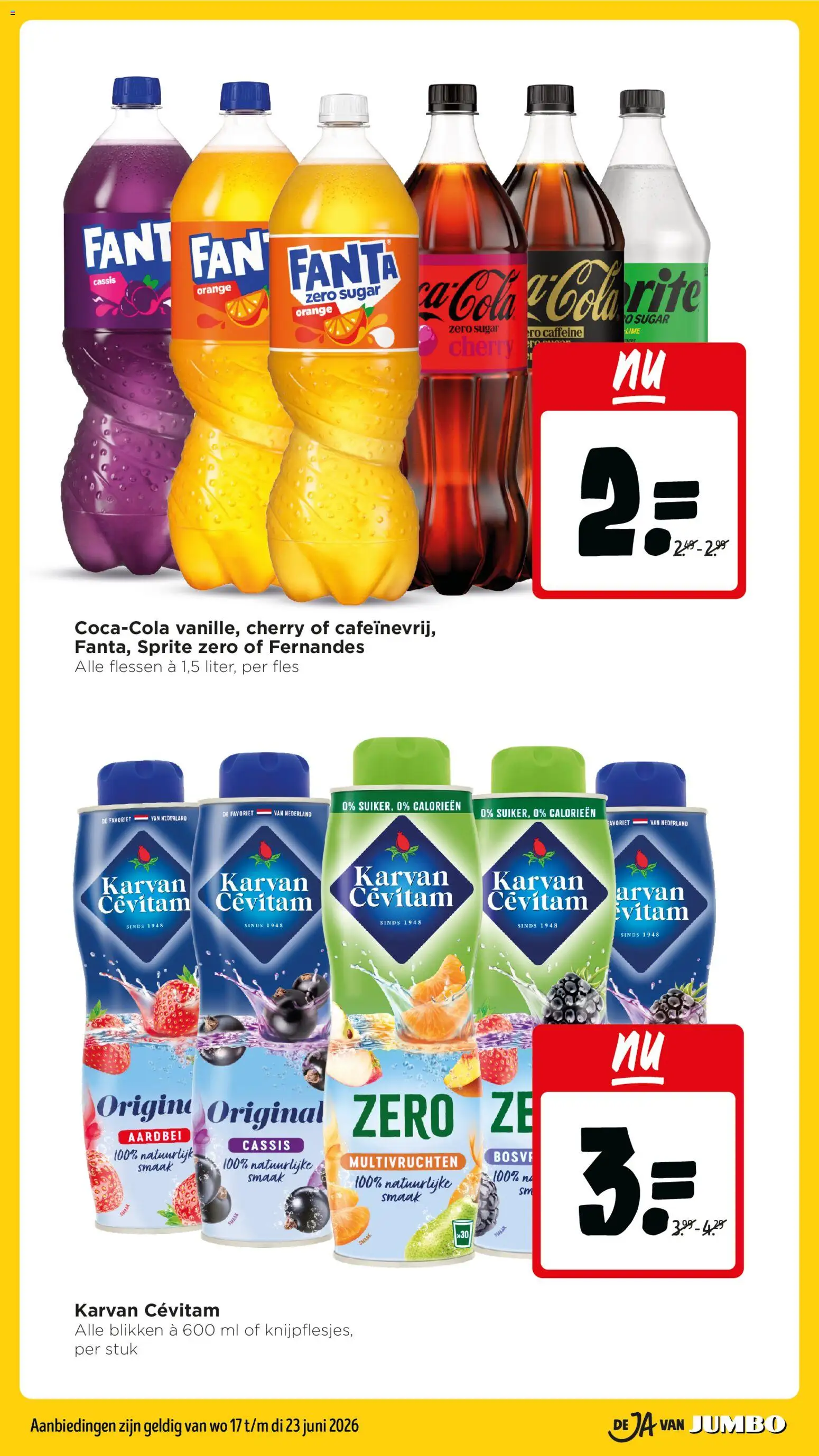 {H1} | Pagina: 21 | Producten: Fles, Fanta, Sprite, Aardbei