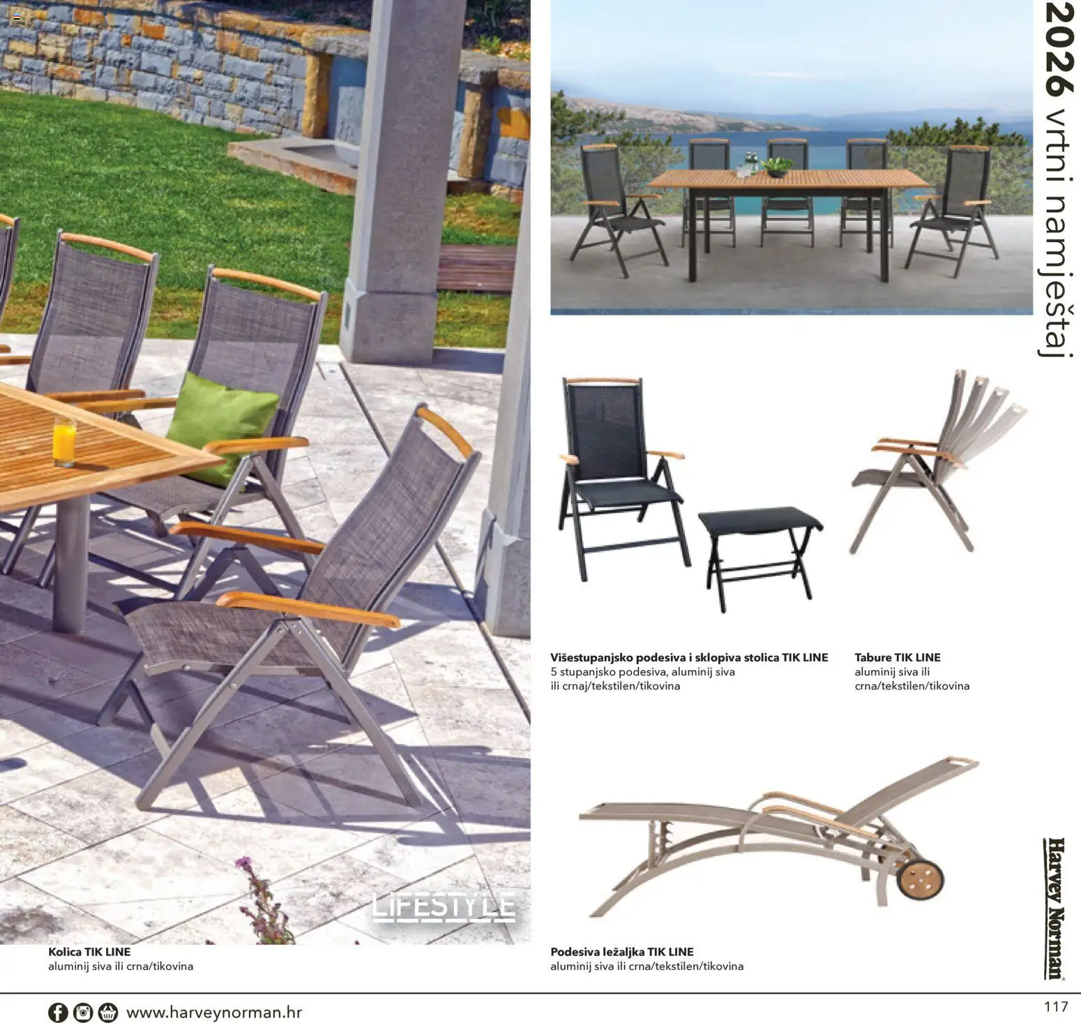 Harvey Norman katalog | vrijedi od 07.04.2026 | Stranica: 117 | Proizvodi: Ležaljka, Vrtni namještaj, Kolica, Tabure