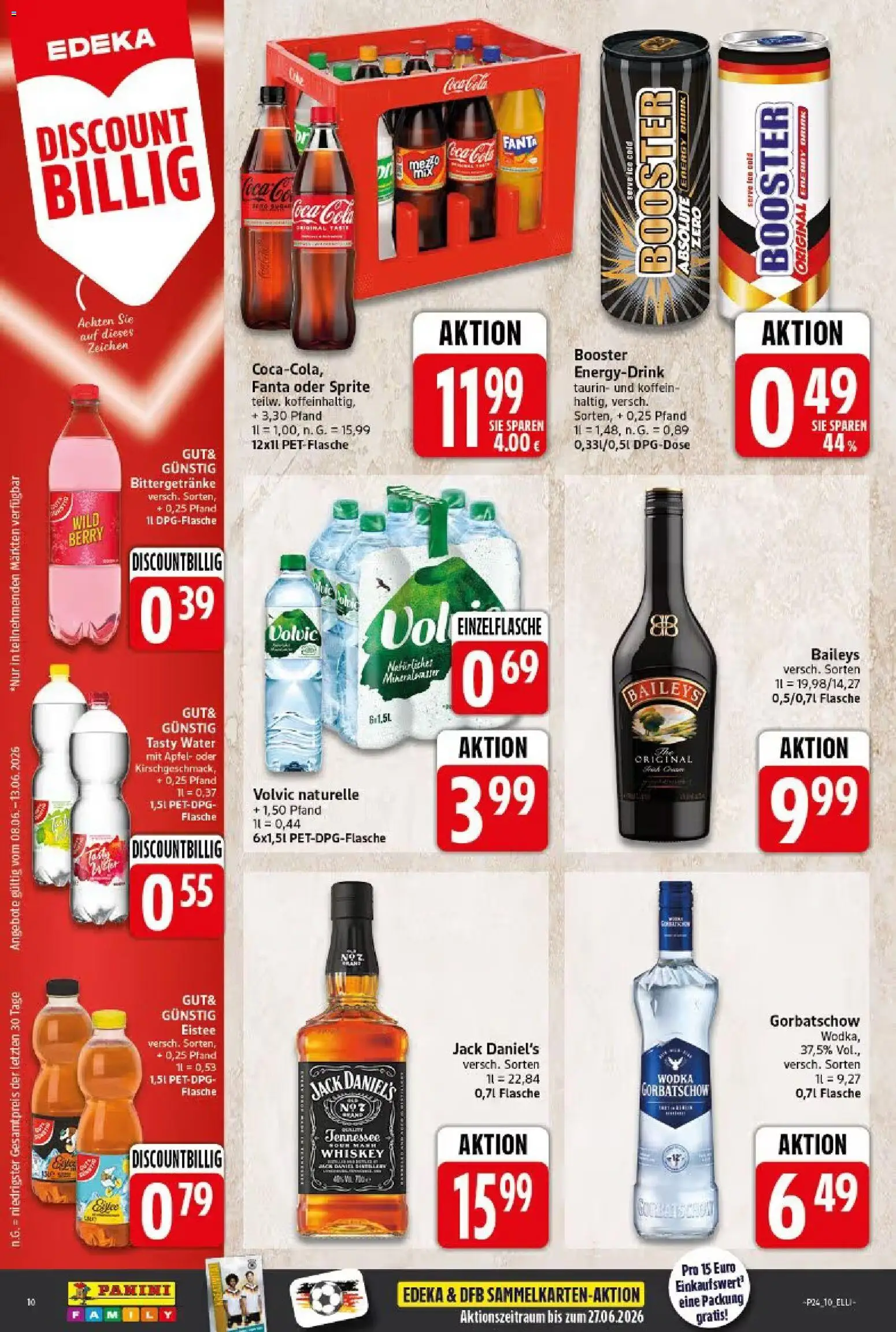 Elli Markt Prospekt Langenberg – gültig ab 08.06.2026 | Seite: 10 | Produkte: Fanta, Energy, Äpfel, Wodka