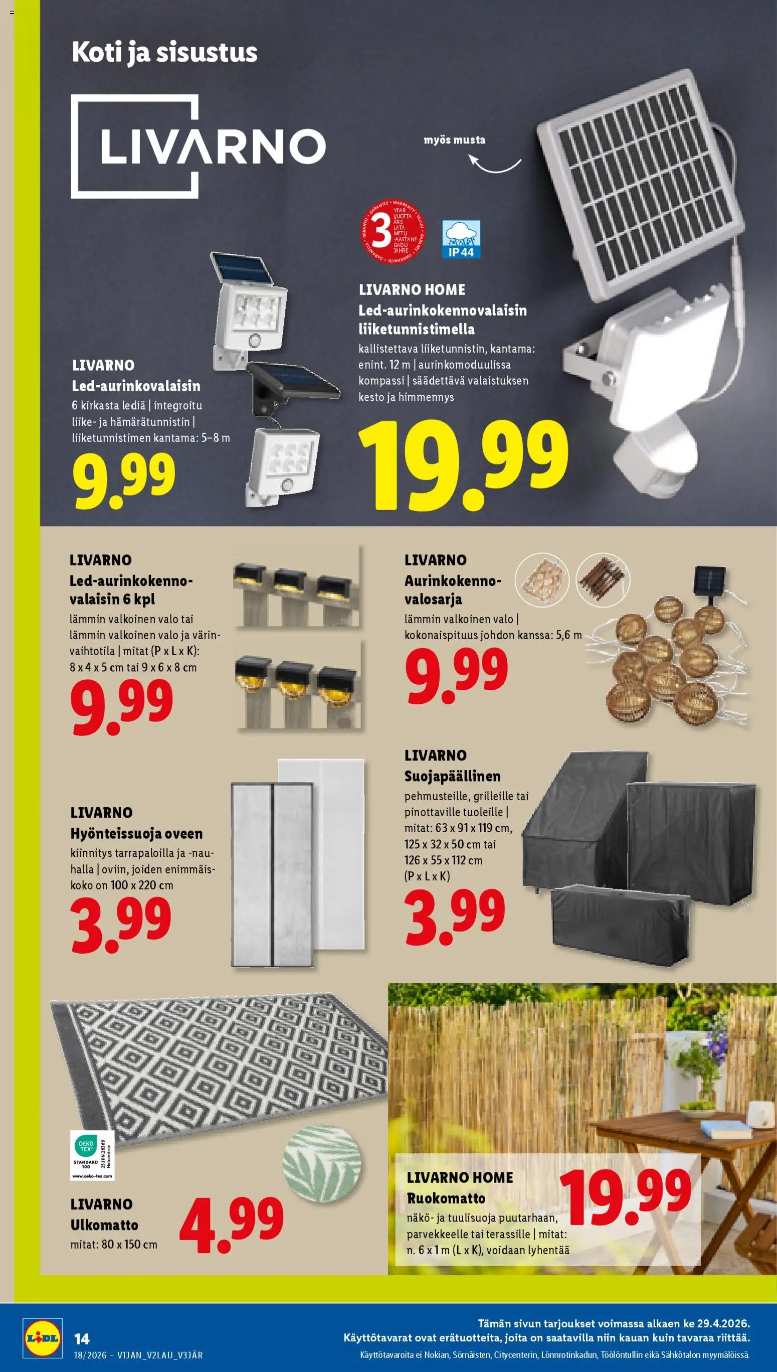 Lidl tarjoukset - Helsinki – voimassa 29.04.2026 alkaen | Sivu: 20 | Tuotteet: Kompassi