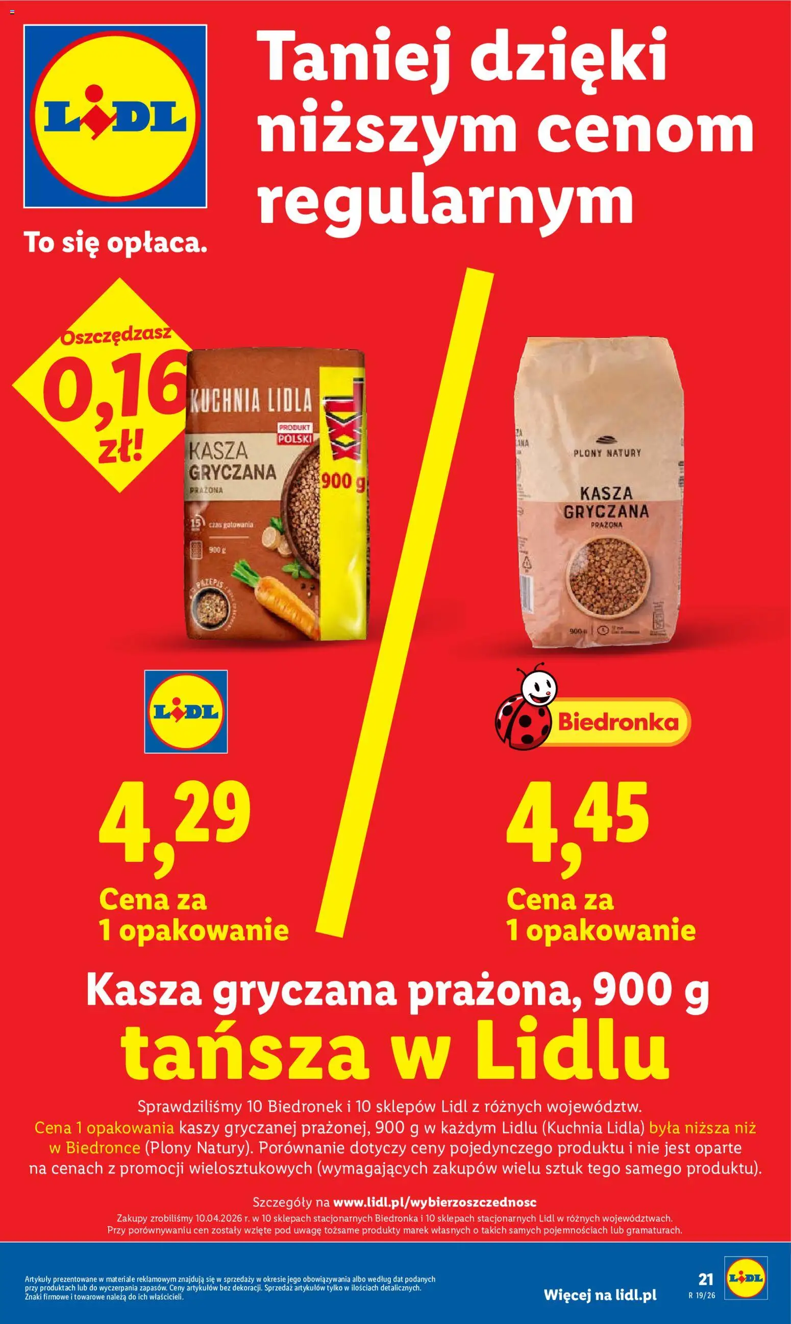 Lidl gazetka od 04.05.2026 | Strona: 21 | Produkty: Kasza, Kasza gryczana