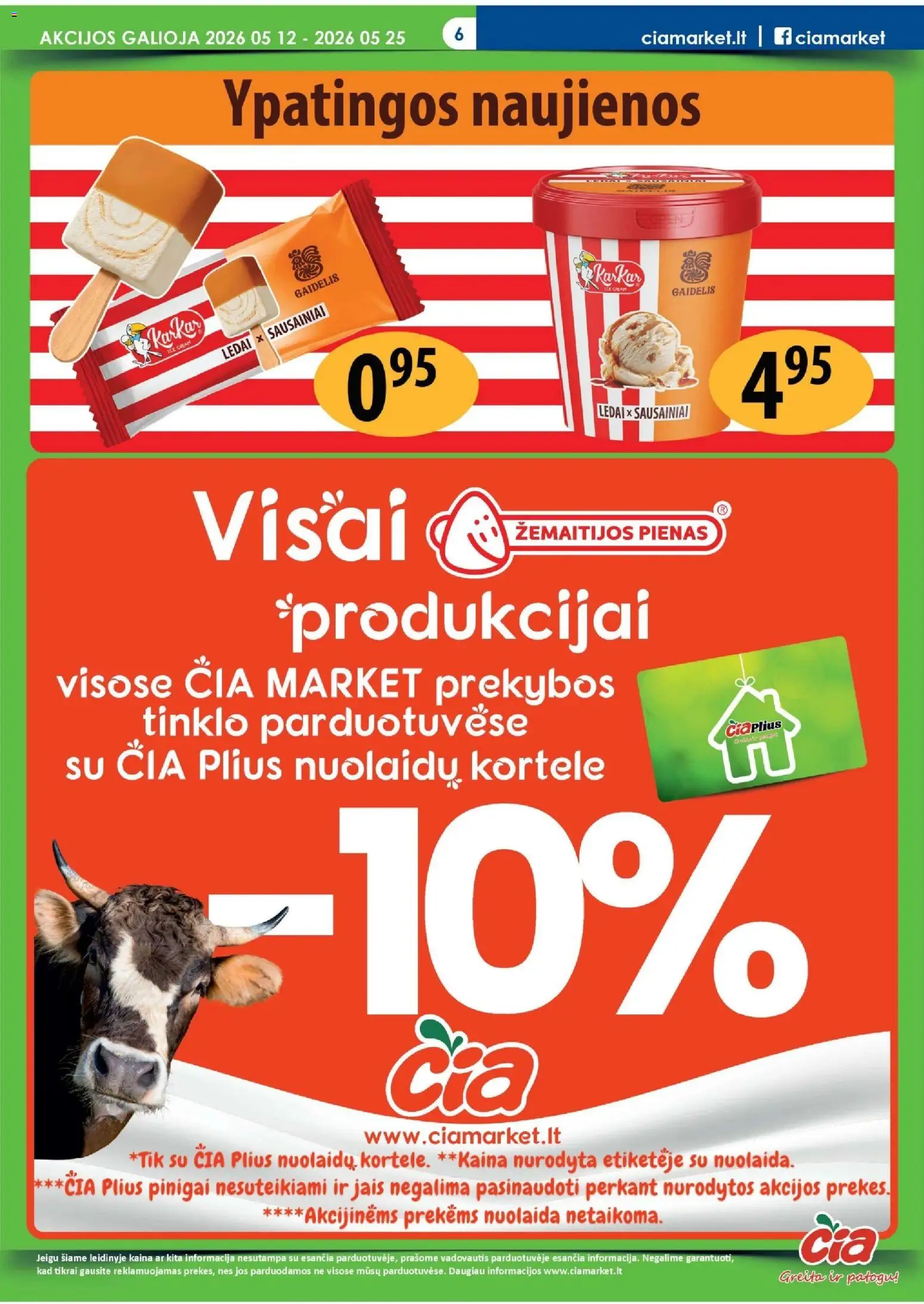 ČIA MARKET akcijos nuo 12.05.2026 | Puslapis: 6