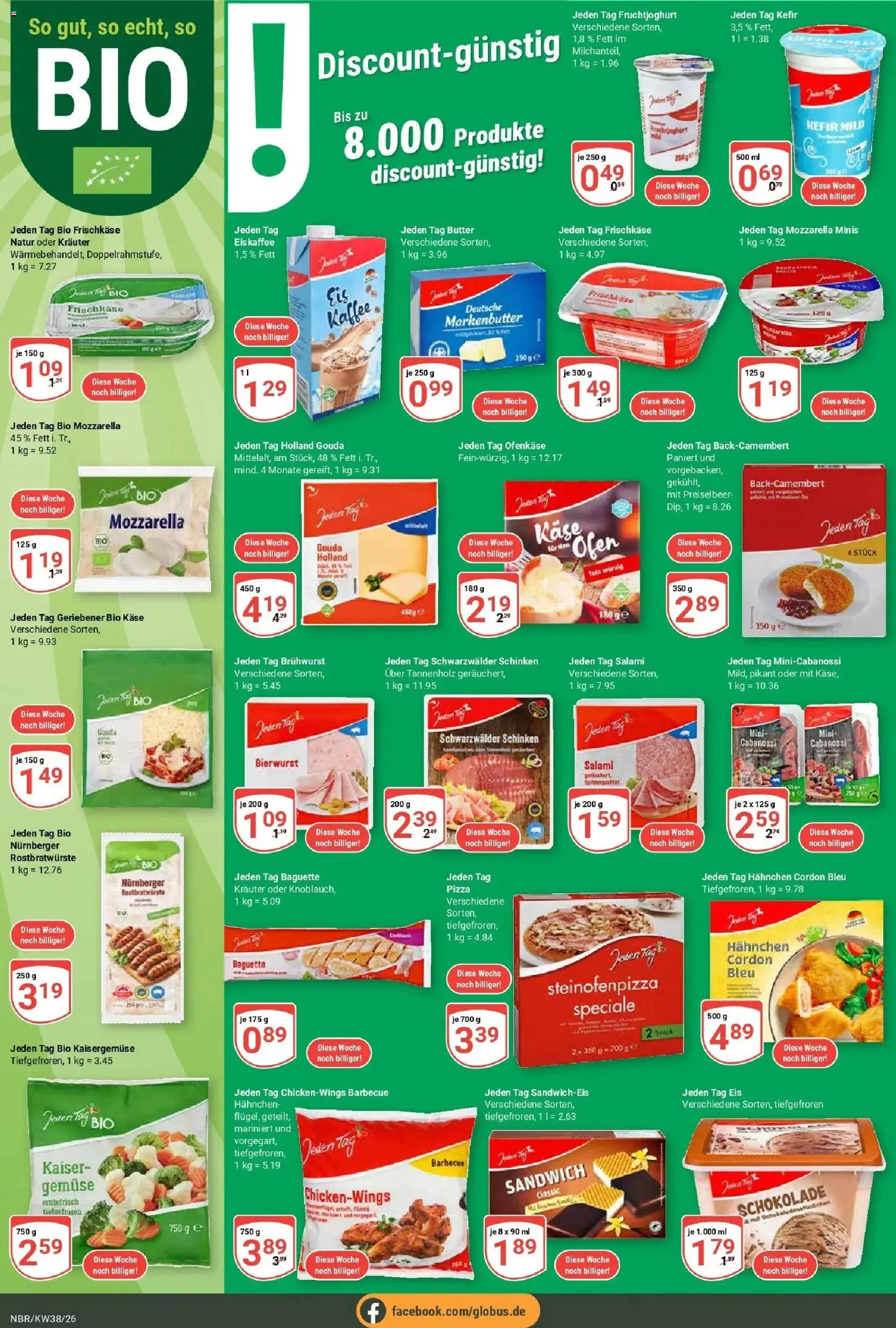 Globus Prospekt Neubrandenburg (ab 14.09.2026) » Angebote online | Seite: 4 | Produkte: Butter, Kaffee, Schokolade, Gouda