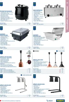 Náhled letáku Makro leták - Gastro vybavení a zařízení od 01.02.2026 | Strana: 165 | Produkty: Med, Vypínač, Lampa