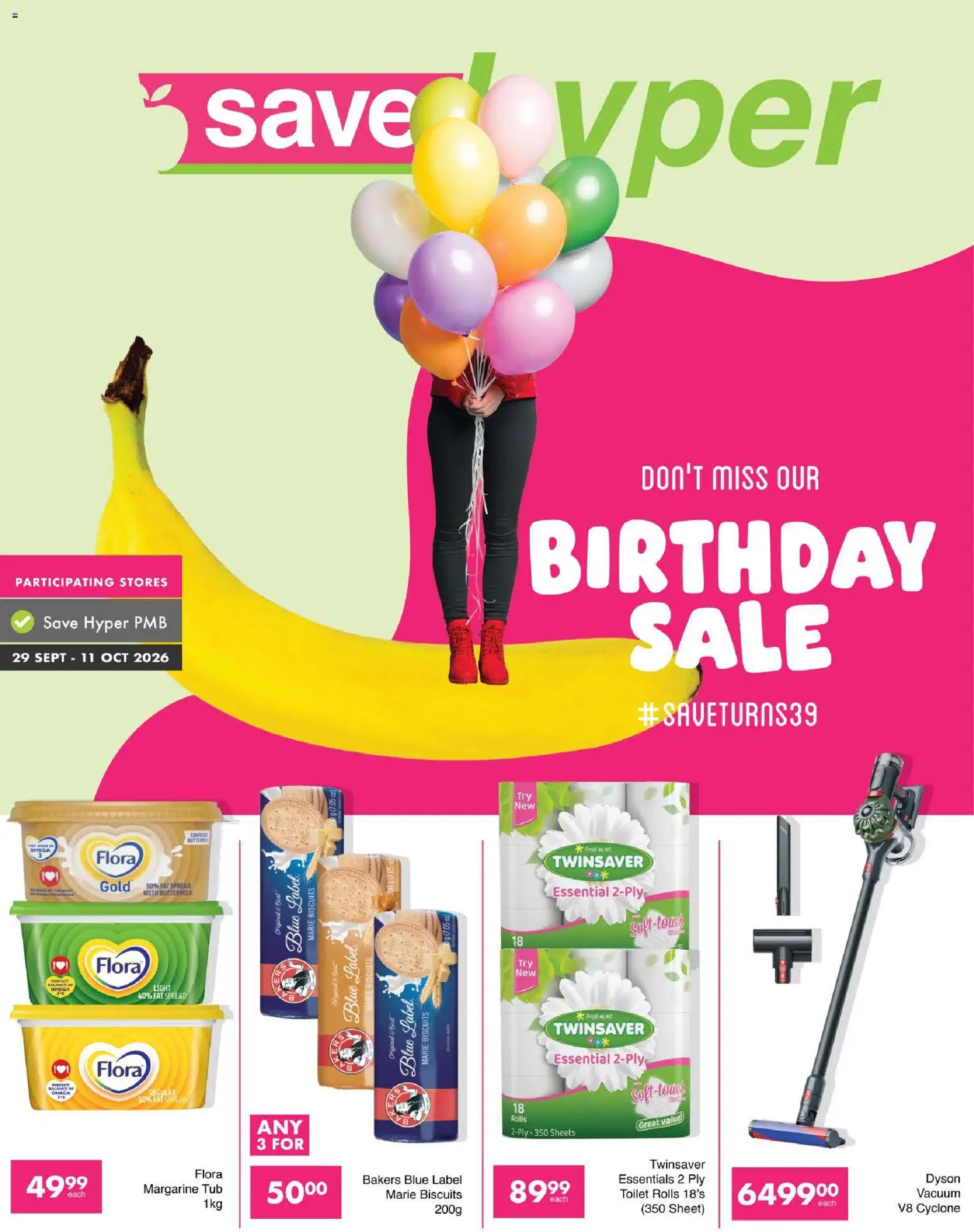 New Save catalogue – valid from 29/09/2026 | Page: 1 | Products: Spread, Toilet, Biscuits, Margarine