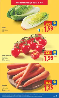 Vista previa Zanahoria, Categoría: I. Origen: España. 1 kg válido desde el 01.06.2026 | Página: 3