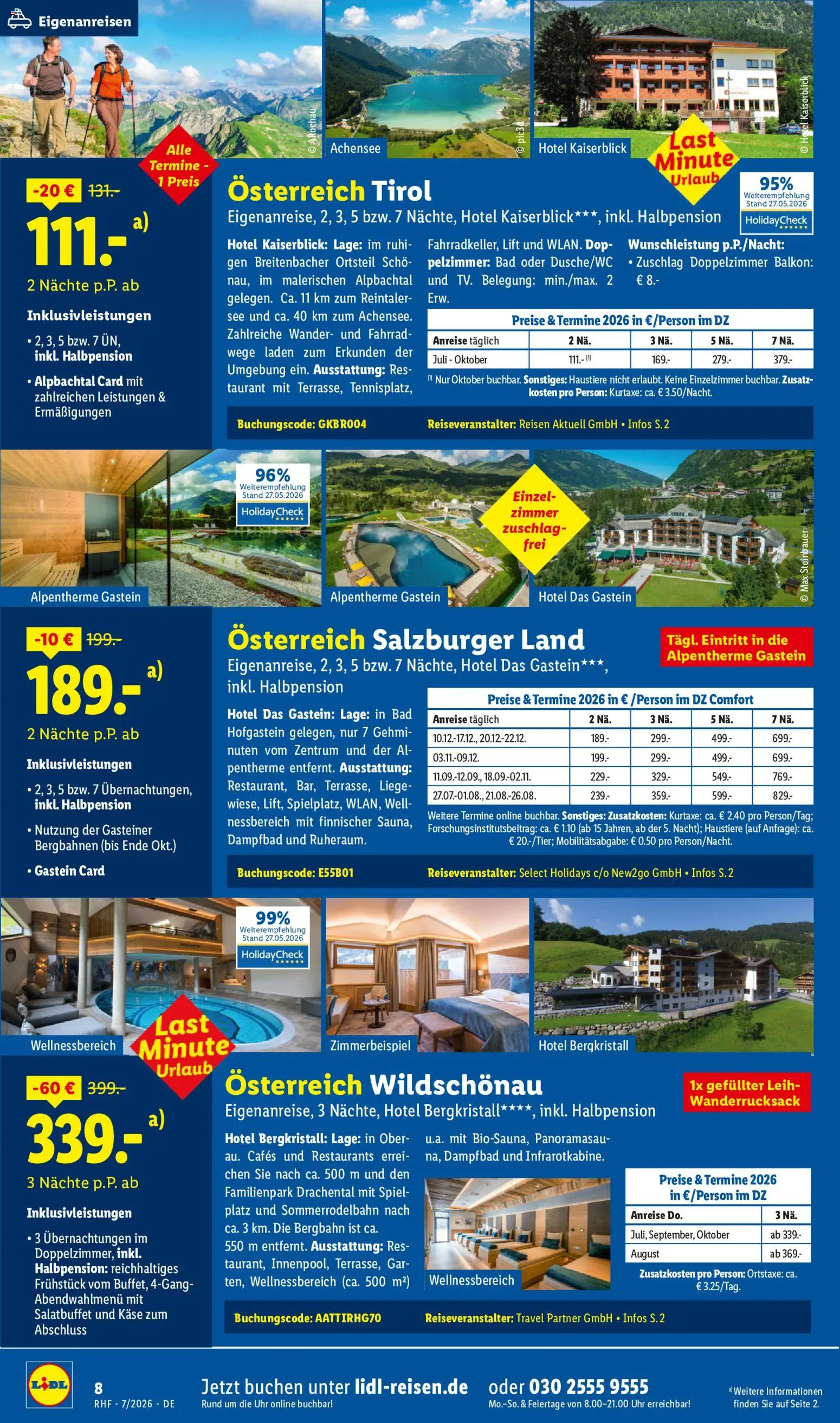 Lidl Reisen Prospekt – gültig ab 01.07.2026 | Seite: 8