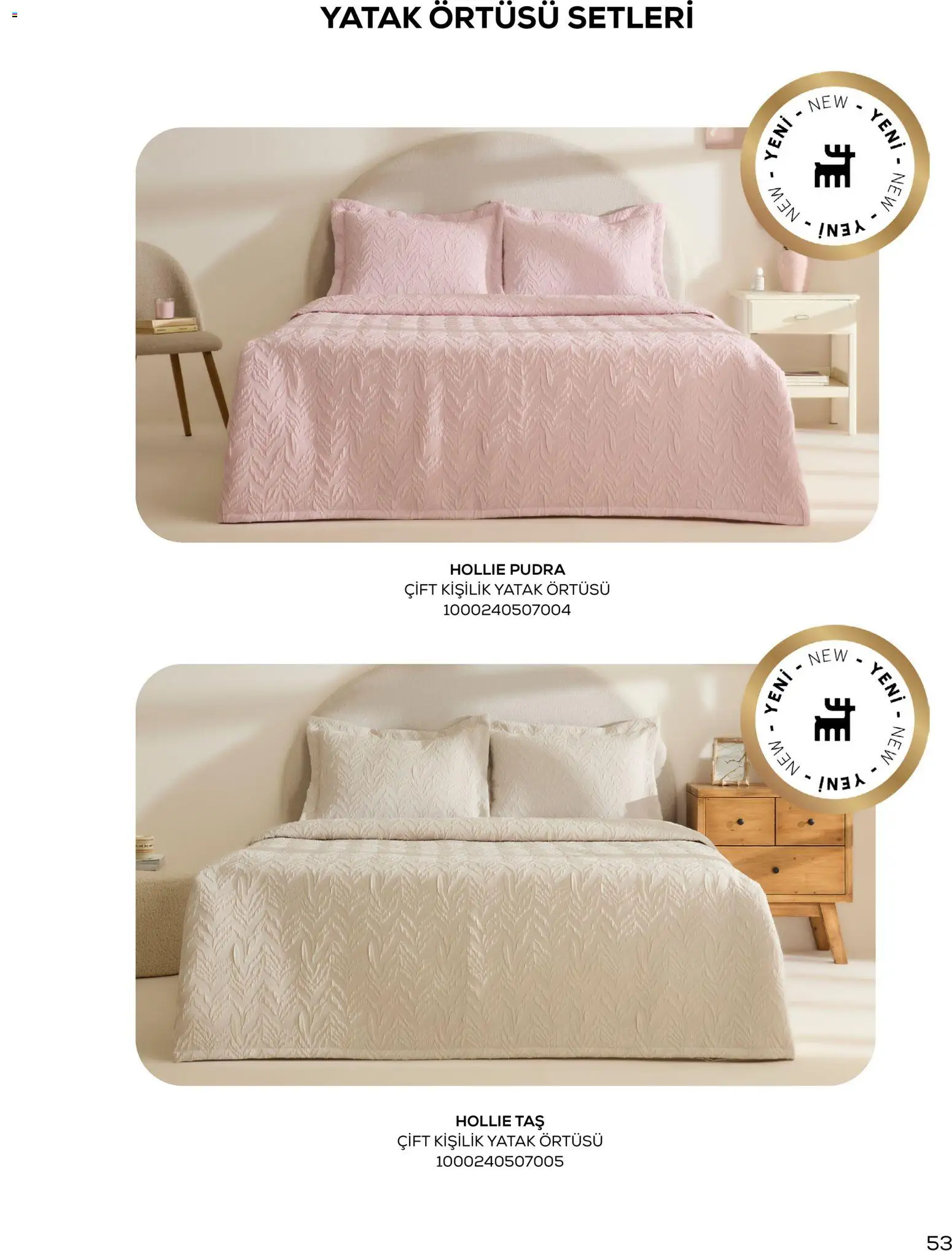 Karaca Home Katalog - 01.03.2026 tarihinden itibaren geçerlidir | Sayfa: 53 | Ürünler: Yatak, Pudra, Yatak örtüsü
