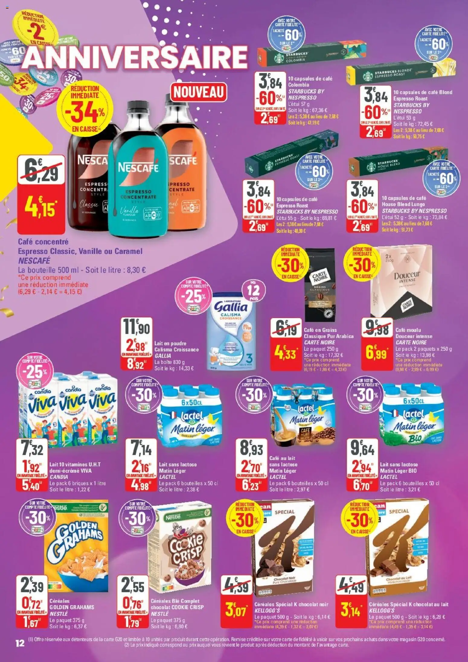 {H1} | Page: 13 | Produits: Poudre, Briques, Lait, Chocolat