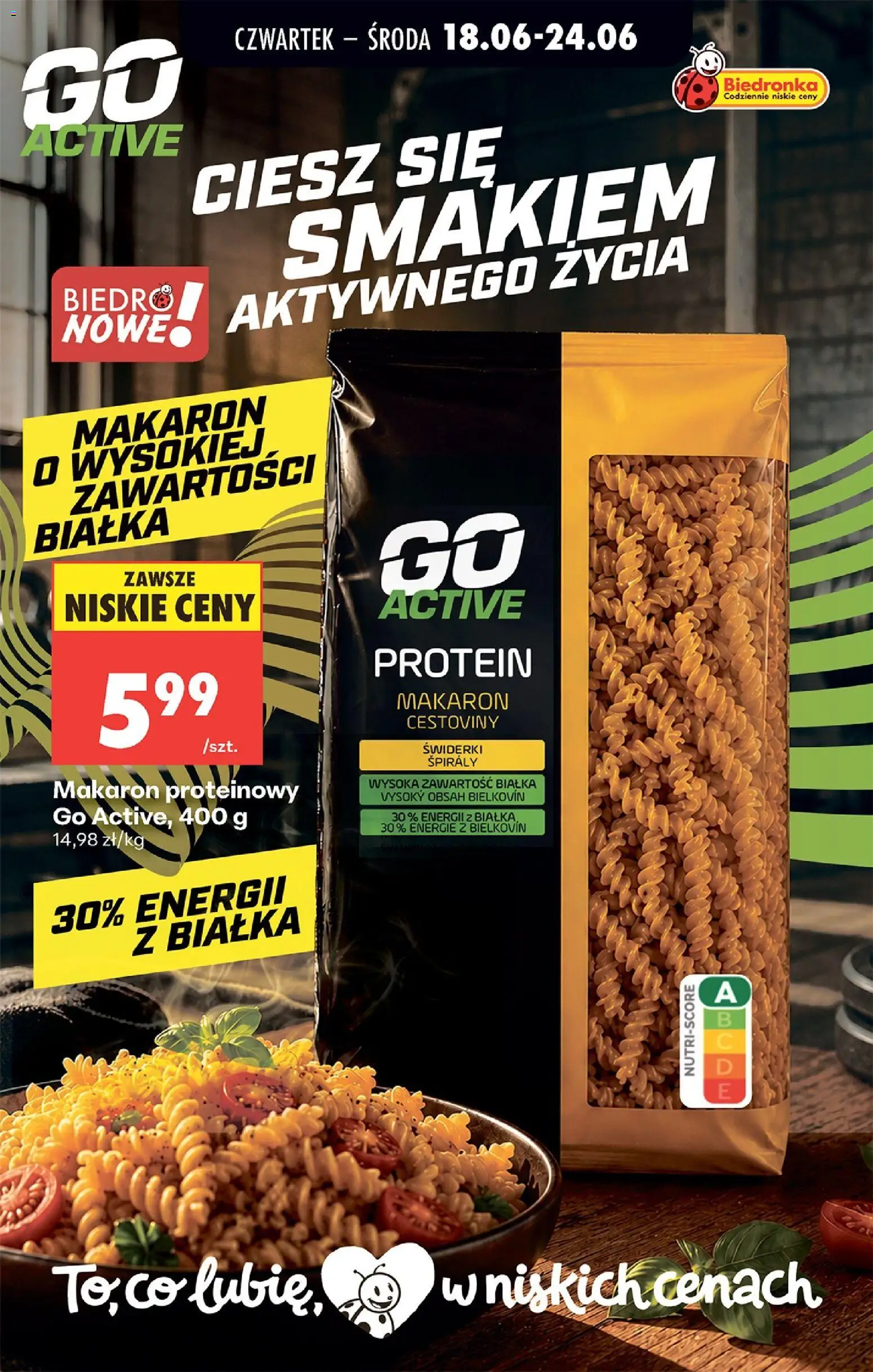 Biedronka gazetka od czwartku od 18.06.2026 | Strona: 51 | Produkty: Makaron