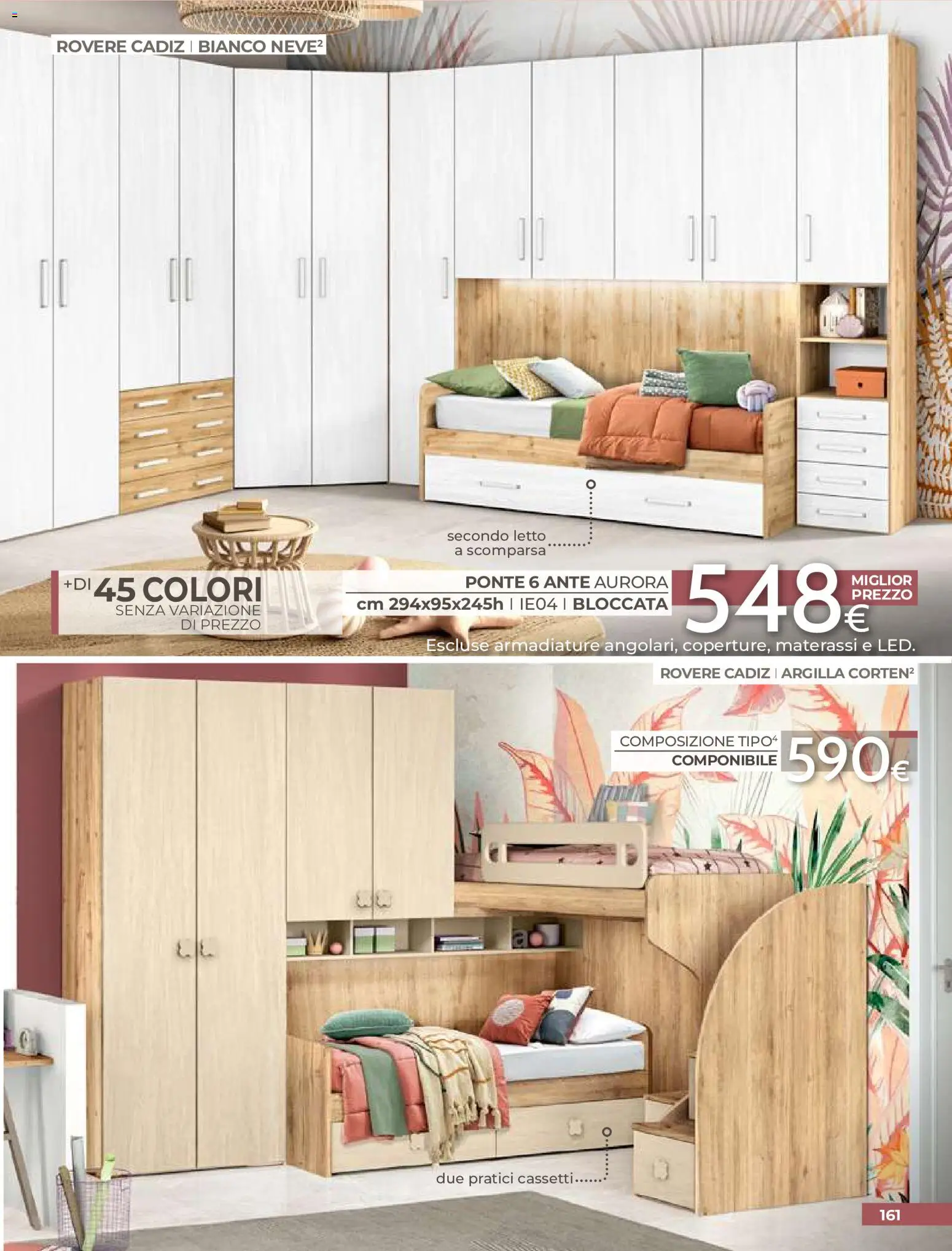 Volantino Mondo Convenienza del 01/09/2026 | Pagina: 163 | Prodotti: Letto