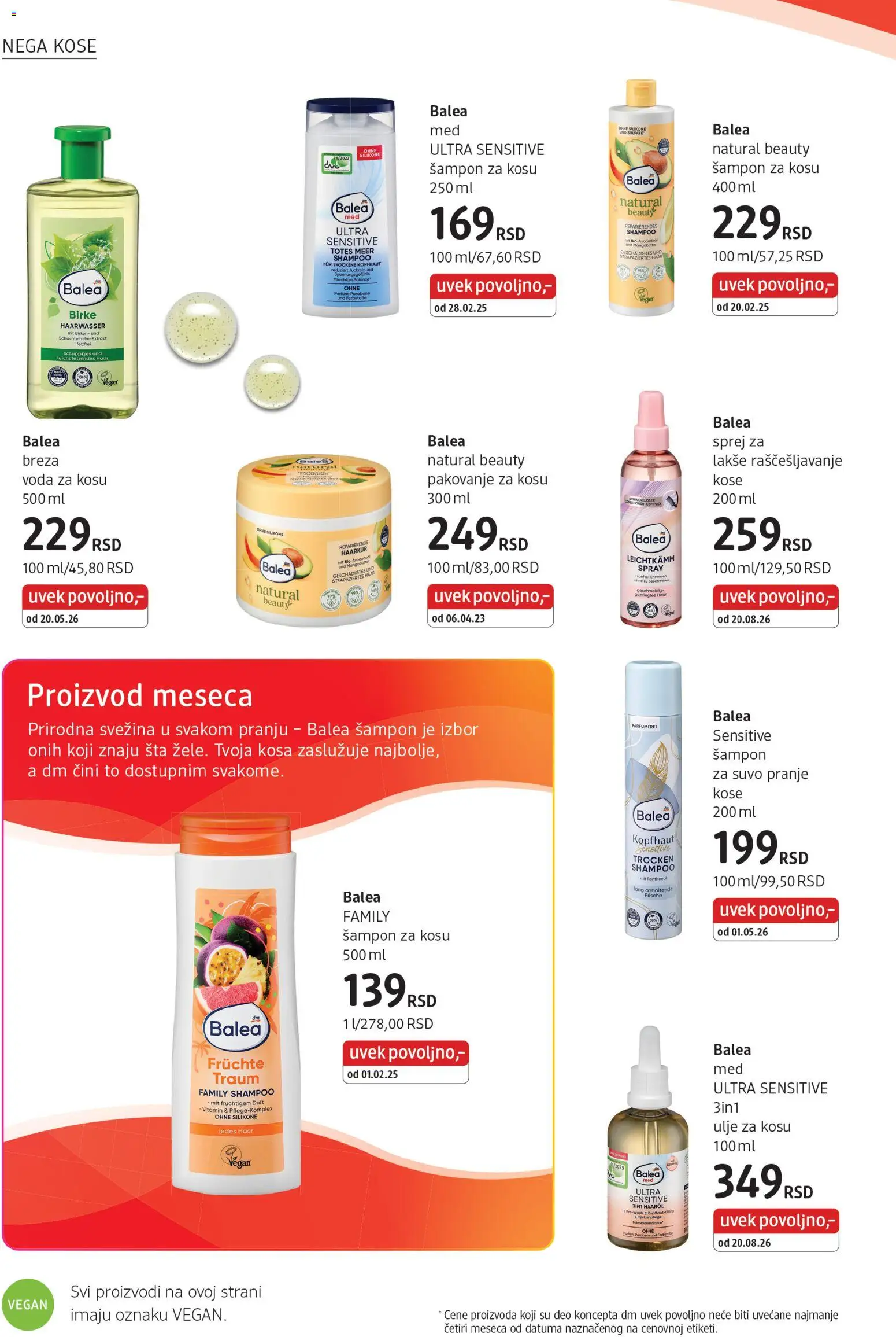 DM Drogerie katalog - važi od 01.09.2026 | Strana: 16 | Proizvode: Šampon, Ulje za kosu, Pakovanje, Ulje