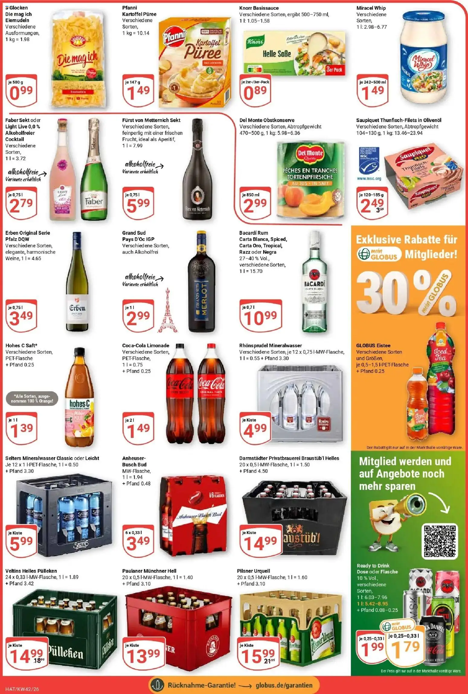 Globus Prospekt Hattersheim (ab 12.10.2026) » Angebote online | Seite: 4 | Produkte: Rum, Merlot, Limonade, Grand sud