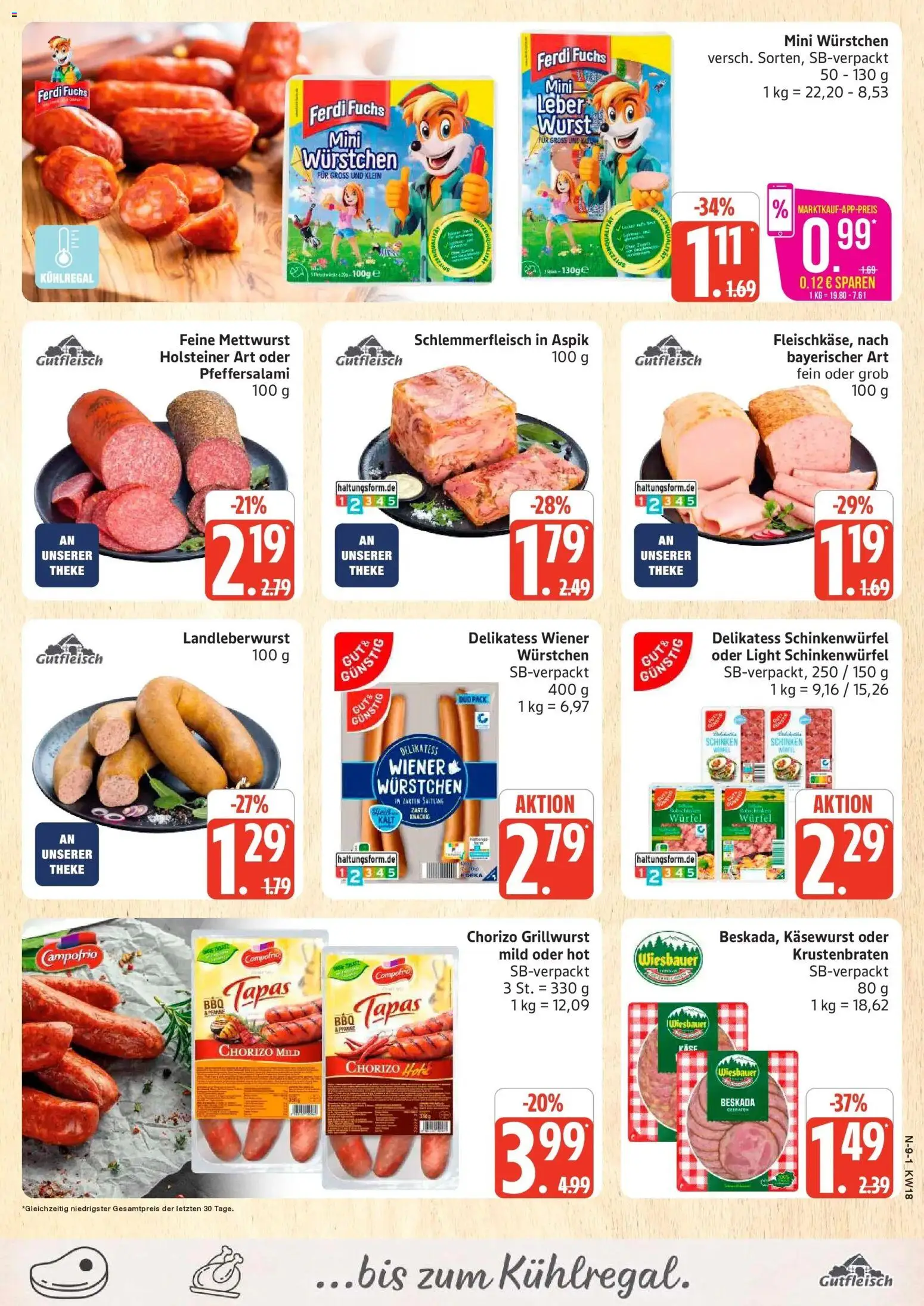 Marktkauf Prospekt Neuenkirchen	 – gültig ab 27.04.2026 | Seite: 9 | Produkte: Theke, Krustenbraten, Wurst, Schinken