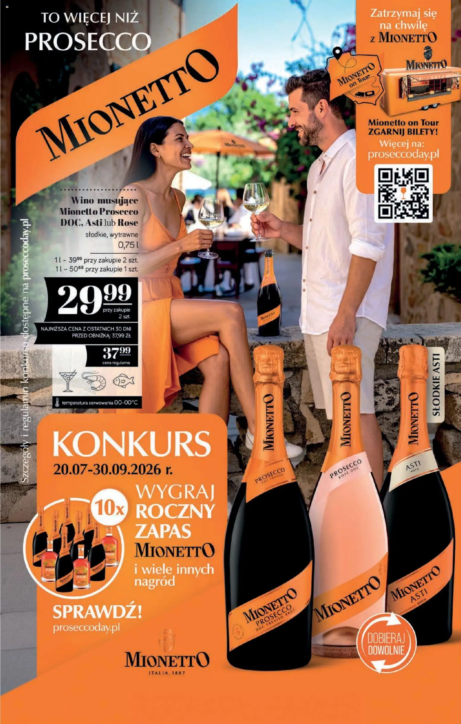 POLOmarket katalog - Alkoholi od 27.08.2026 | Strona: 11 | Produkty: Wino musujące, Mionetto prosecco, Wino, Prosecco