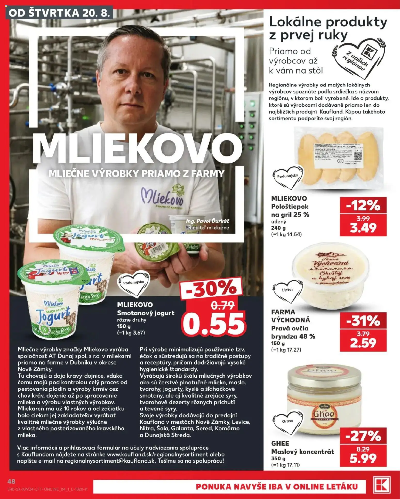 Kaufland SK akciós ujság - amely érvényes a következő dátumtól: 2026.08.20. | Oldal: 48