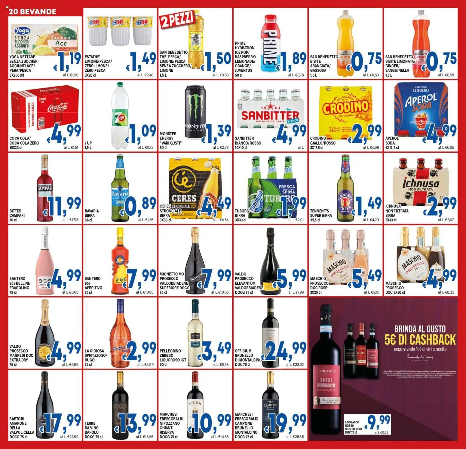 Volantino DEM del 17.03.2026 | Pagina: 20 | Prodotti: Pesca, Ceres, Coca Cola, Coca Cola Zero