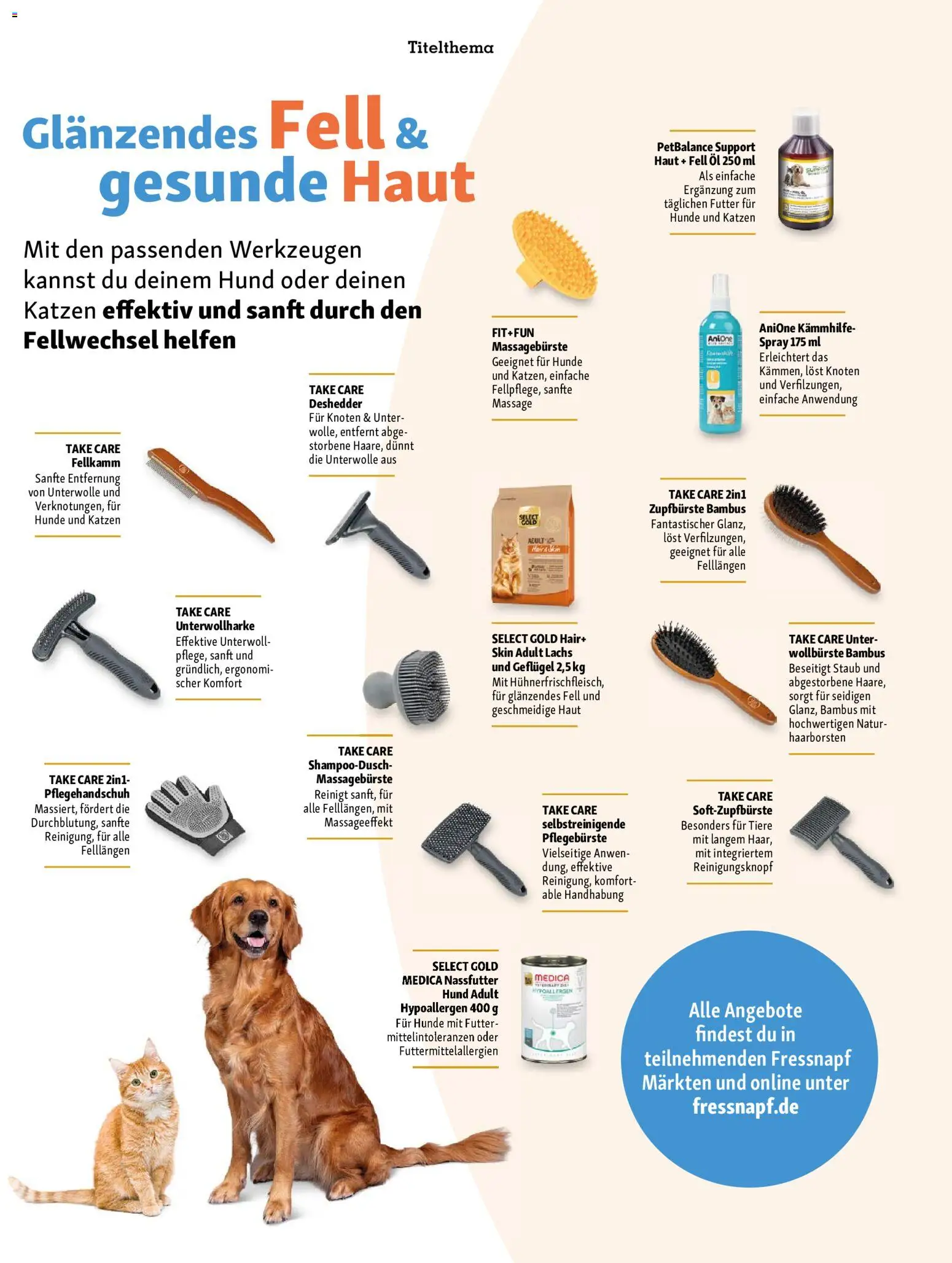 Fressnapf Friends Magazin – gültig ab 01.09.2026 | Seite: 19 | Produkte: Öl, Lachs