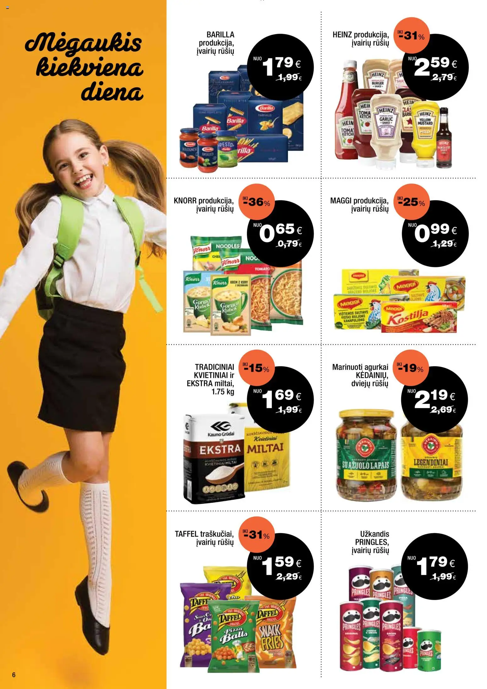 Express market akcijos nuo 2026.08.23 | Puslapis: 6 | Prekių: Agurkai, Miltai