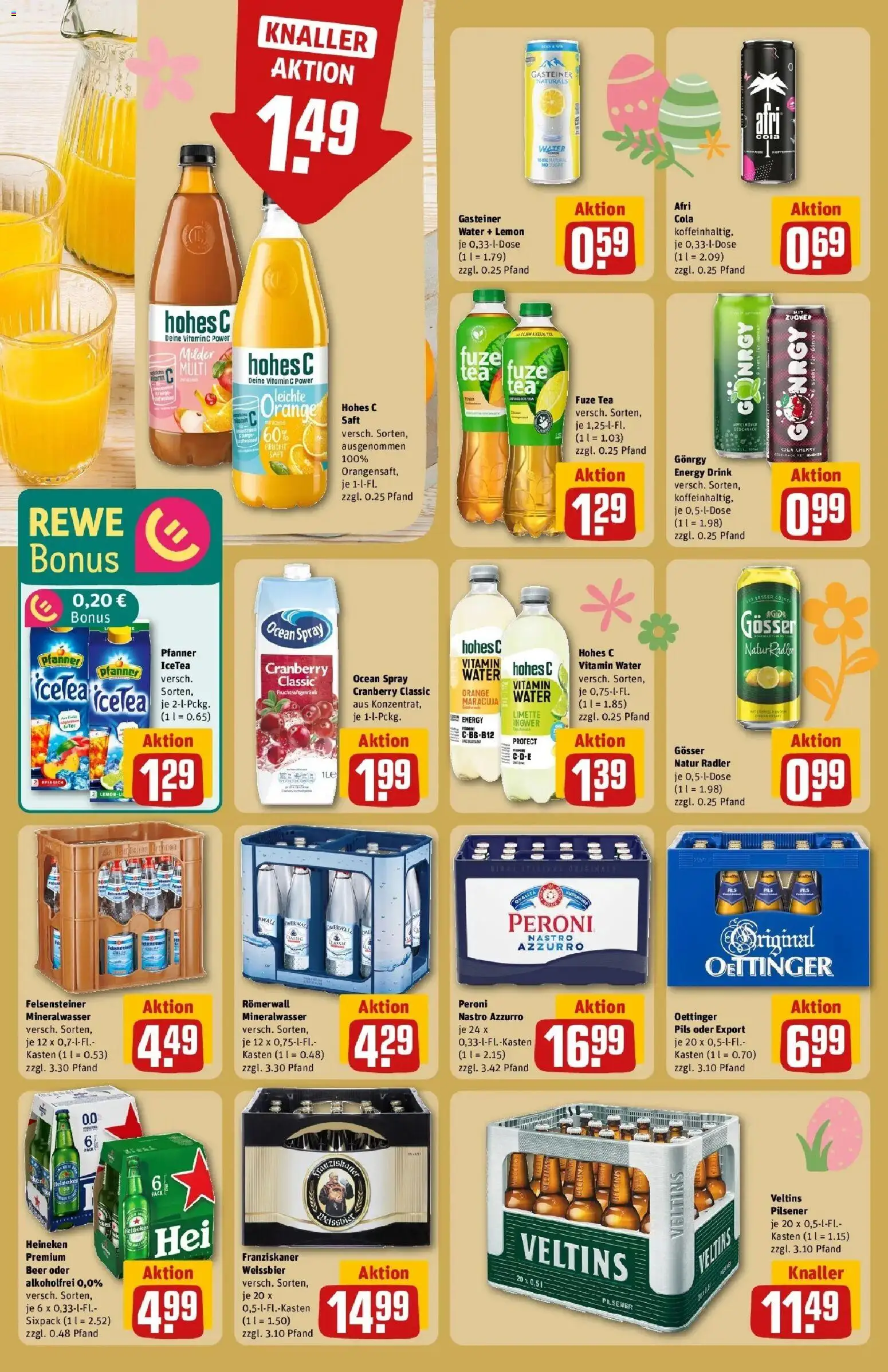 Rewe Prospekt Zülpich	 – gültig ab 23.03.2026 | Seite: 20 | Produkte: Cola, Energy, Pils, Saft