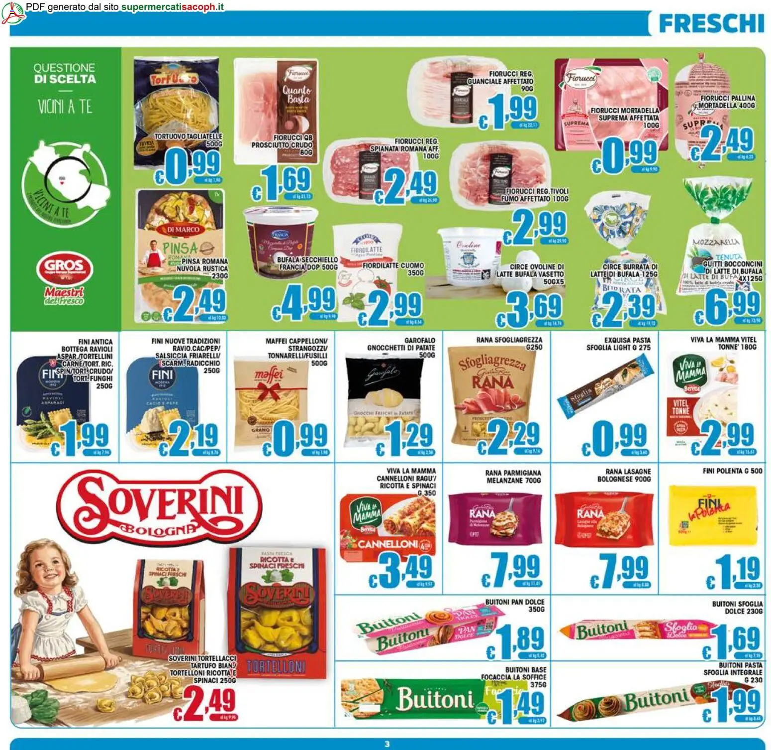 Volantino Sacoph del 23/09/2026 | Pagina: 3 | Prodotti: Tartufo, Funghi, Ricotta, Gnocchetti