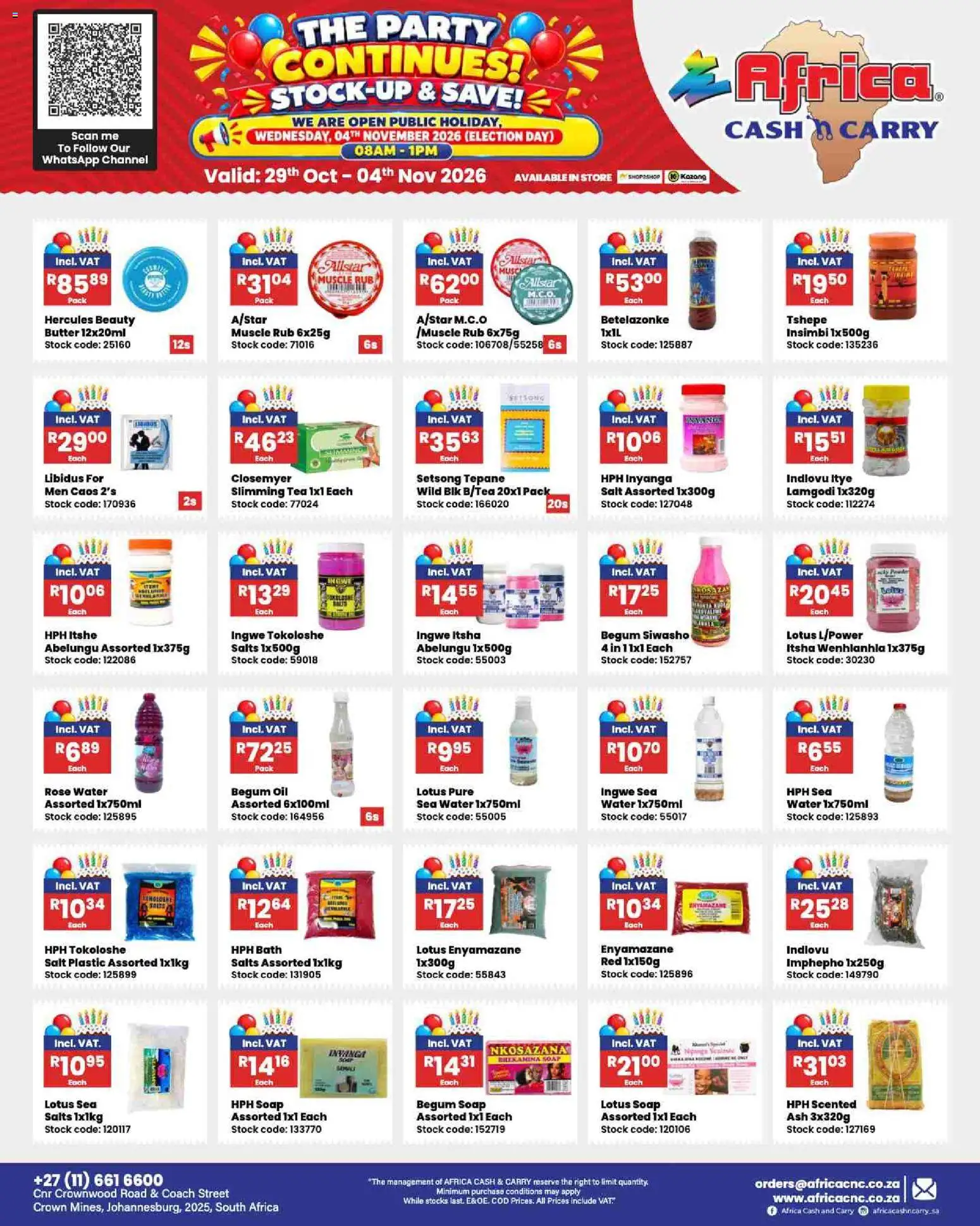 New Africa Cash & Carry catalogue – valid from 29/10/2026 | Page: 21