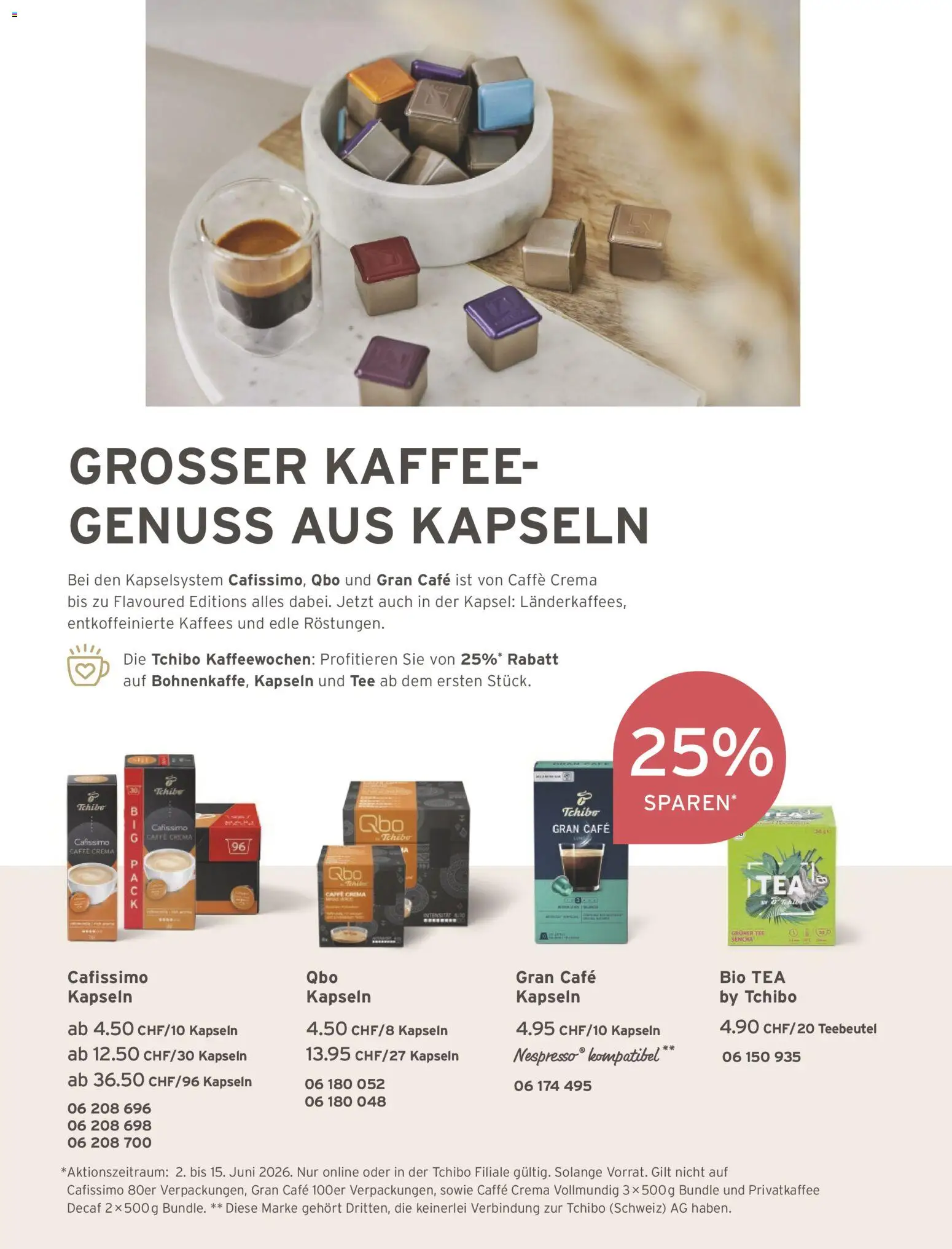 Tchibo aktionen Träume, Mut & Girlpower – gültig ab 26.06.2026 | Seite: 140 | Produkte: Kaffee, Tee