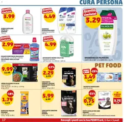 Anteprima del volantino CROCCHETTE SENSITIVE MAIALE, CROCCHETTE SENSITIVE, MAIALE, PRODOG, 3 kg - al kg 2,00 € valido a partire dal 27/08/2026 | Pagina: 17