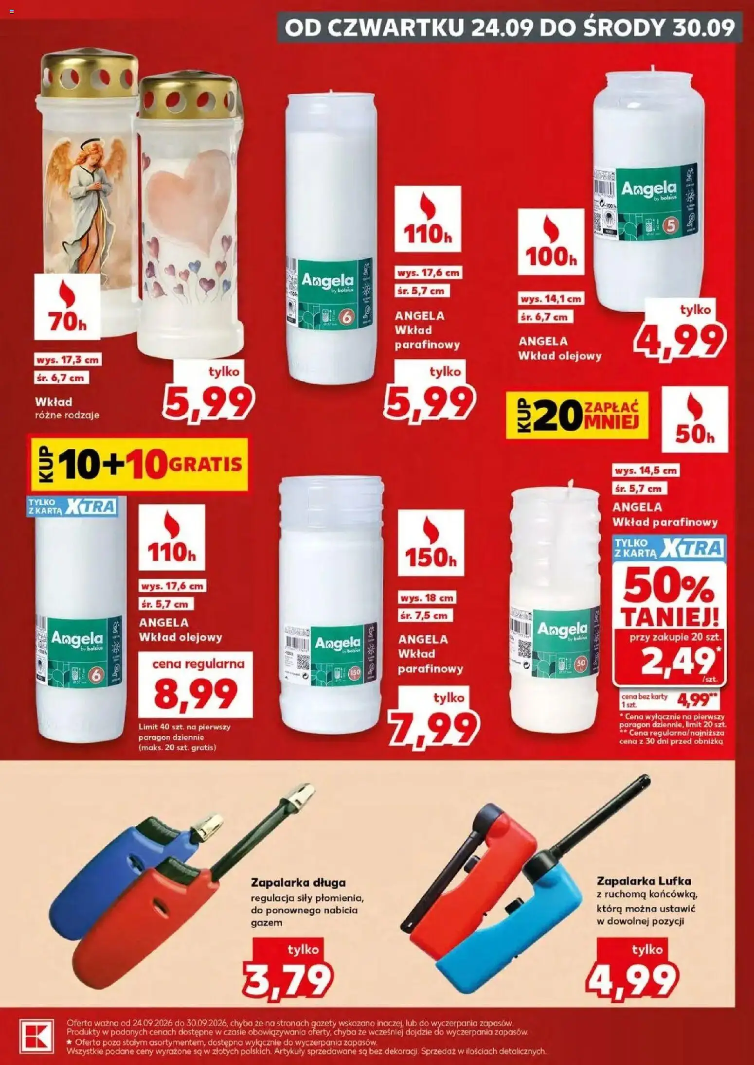 Kaufland gazetka - Znicze od 24.09.2026 - od jutra PDF | Strona: 17 | Produkty: Karta, Gazety
