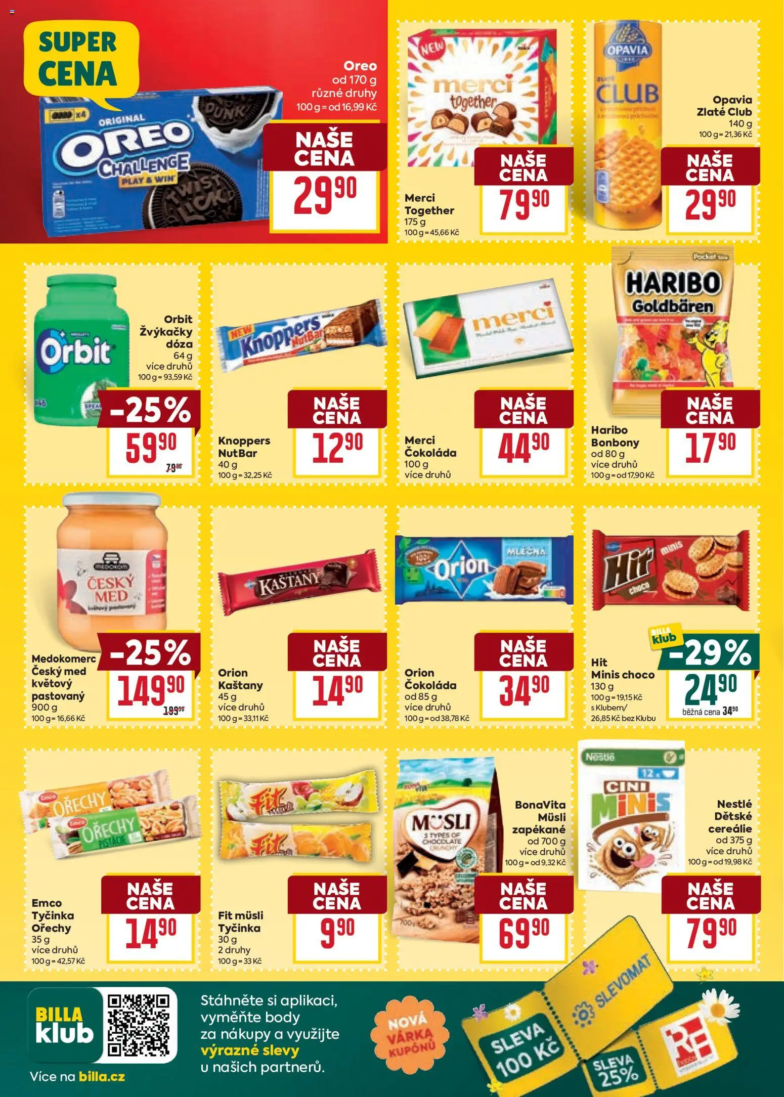Billa Velký leták od 13.05.2026 | Strana: 20 | Produkty: Cereálie, Pistácie, Ořechy, Oreo