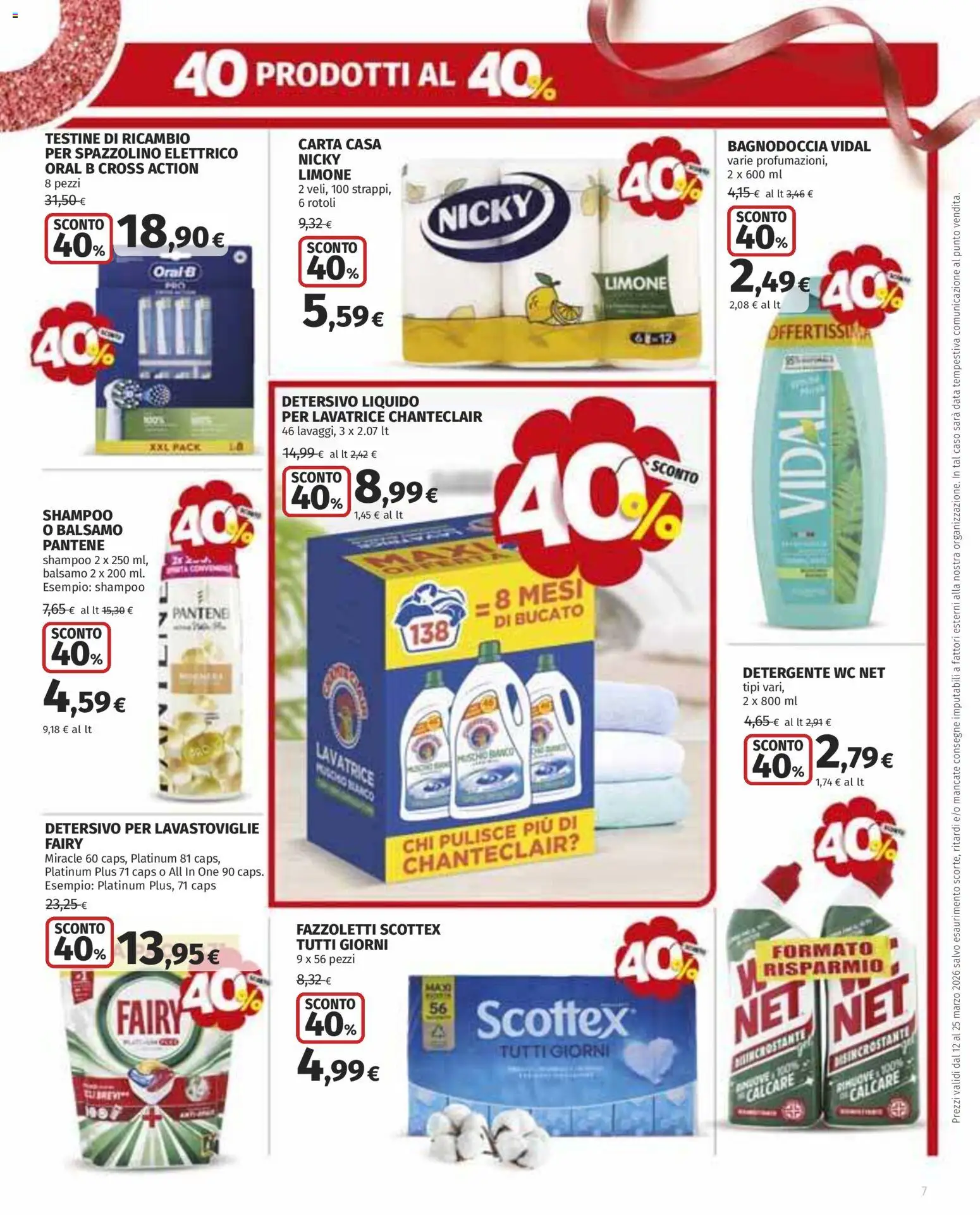Volantino Ipercoop del 12.03.2026 | Pagina: 7 | Prodotti: Detersivo per lavastoviglie, Fazzoletti, Limone, Lavastoviglie