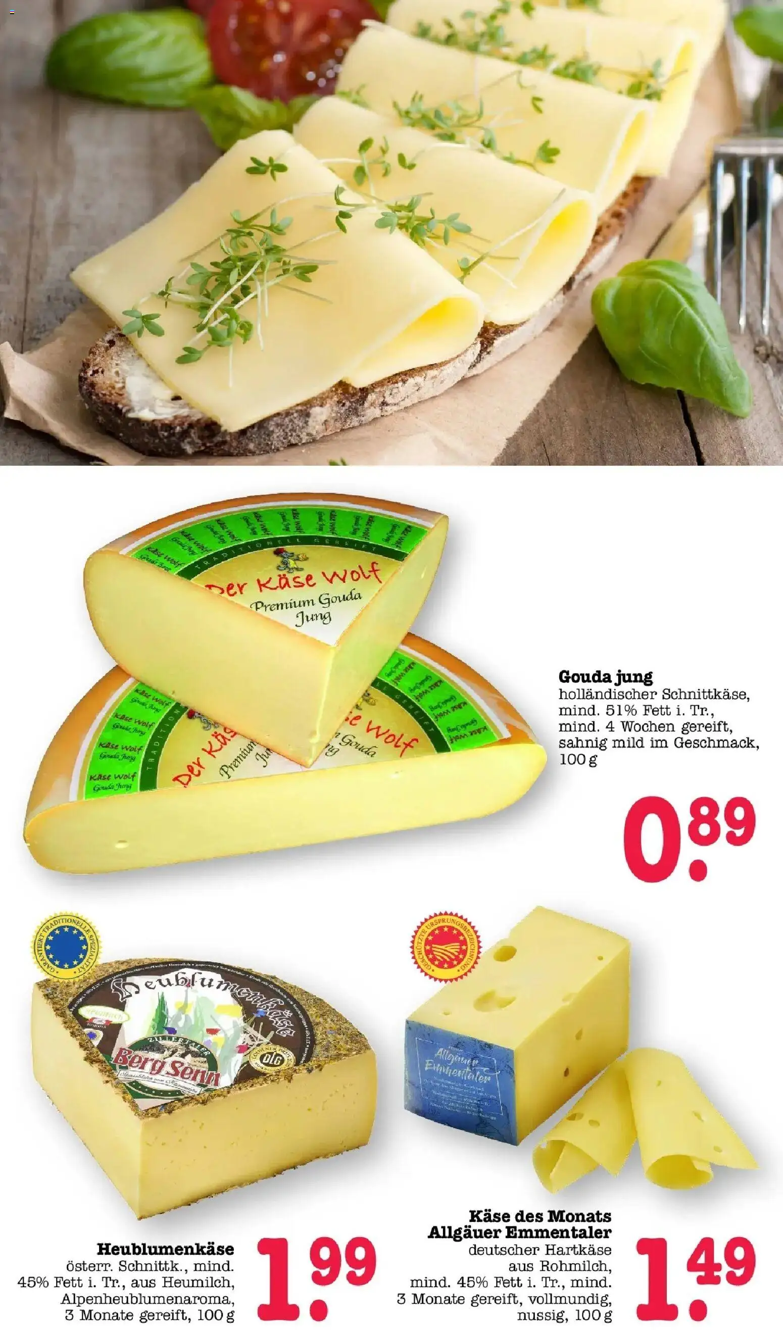 Edeka prospekt Bühlertal	 – gültig ab 04.05.2026 | Seite: 18 | Produkte: Käse, Gouda