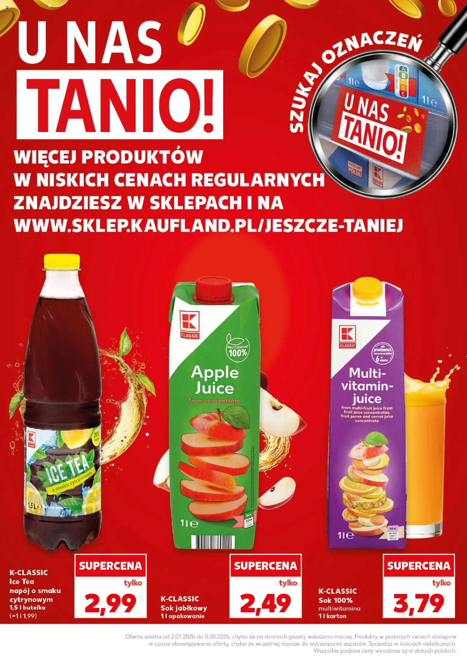 Kaufland Polsko leták - Jeszcze taniej od 02.07.2026 | Strana: 8 | Produkty: Apple, Ice tea