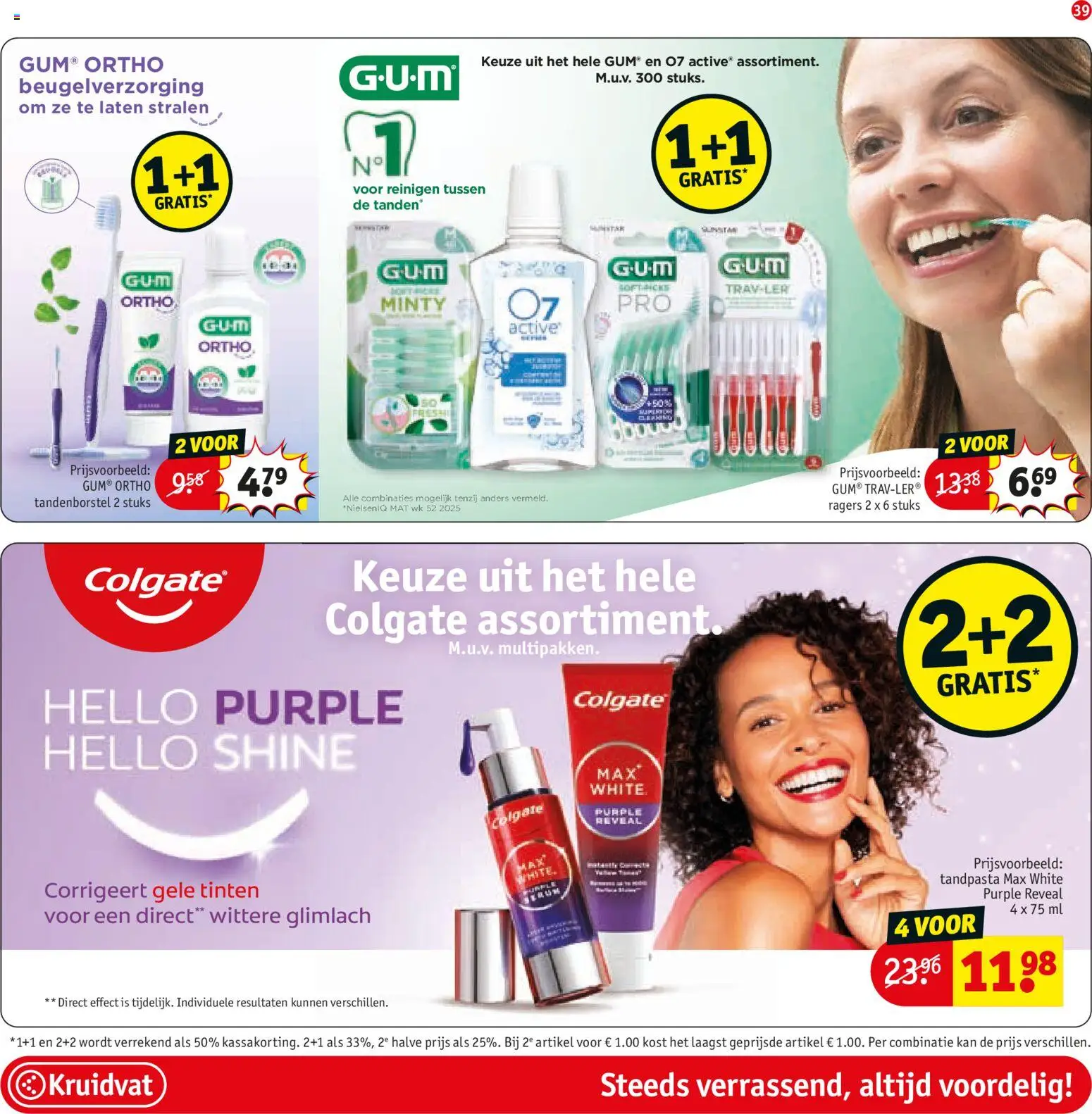 {H1} | Pagina: 43 | Producten: Tandpasta, Tandenborstel, Gum, Kan