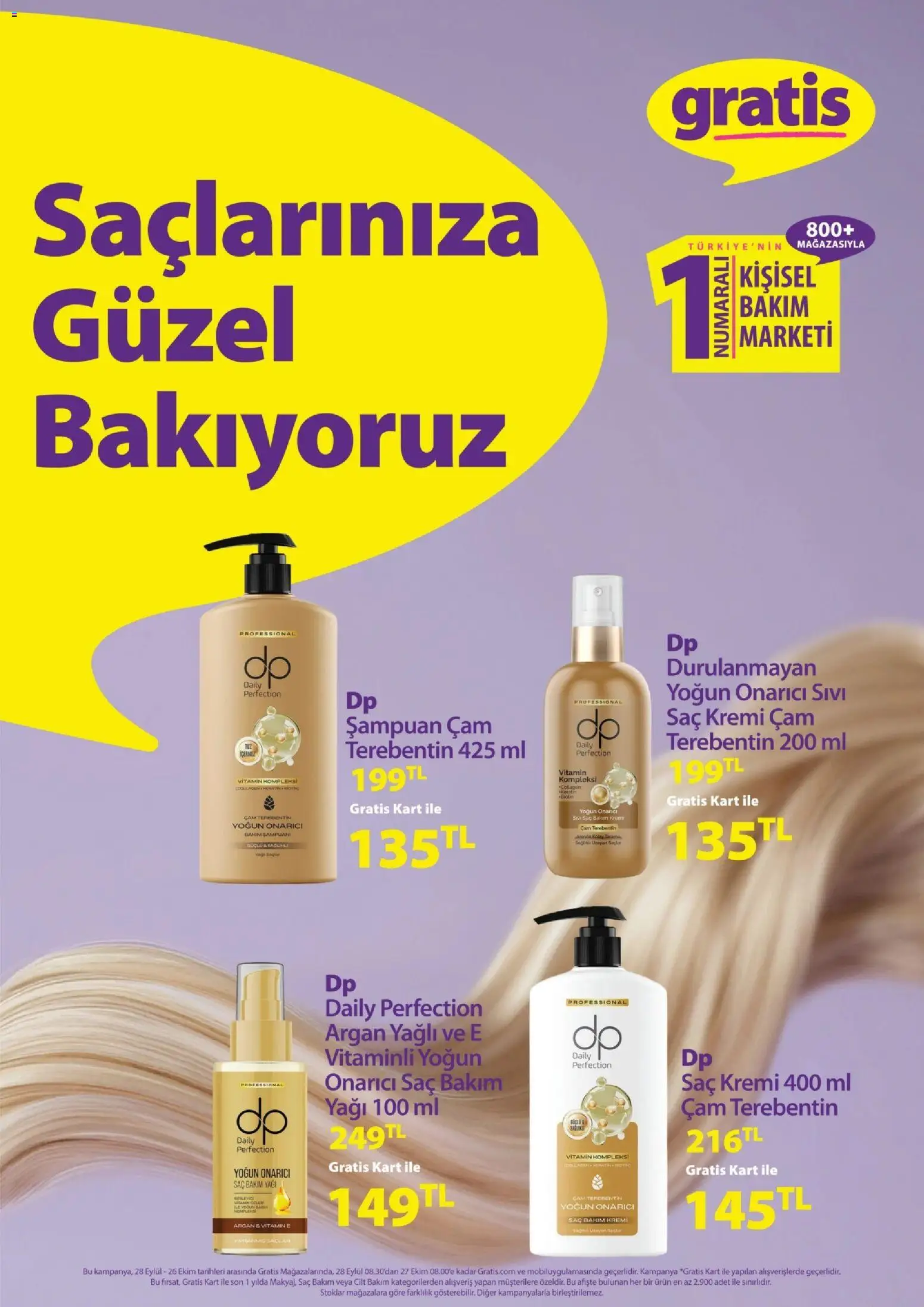Gratis aktüel ürünler kataloğu yayımlandı! Bu hafta 28 Eylül 2026 - 26 Ekim 2026 günü Gratis indirimli ürünleri