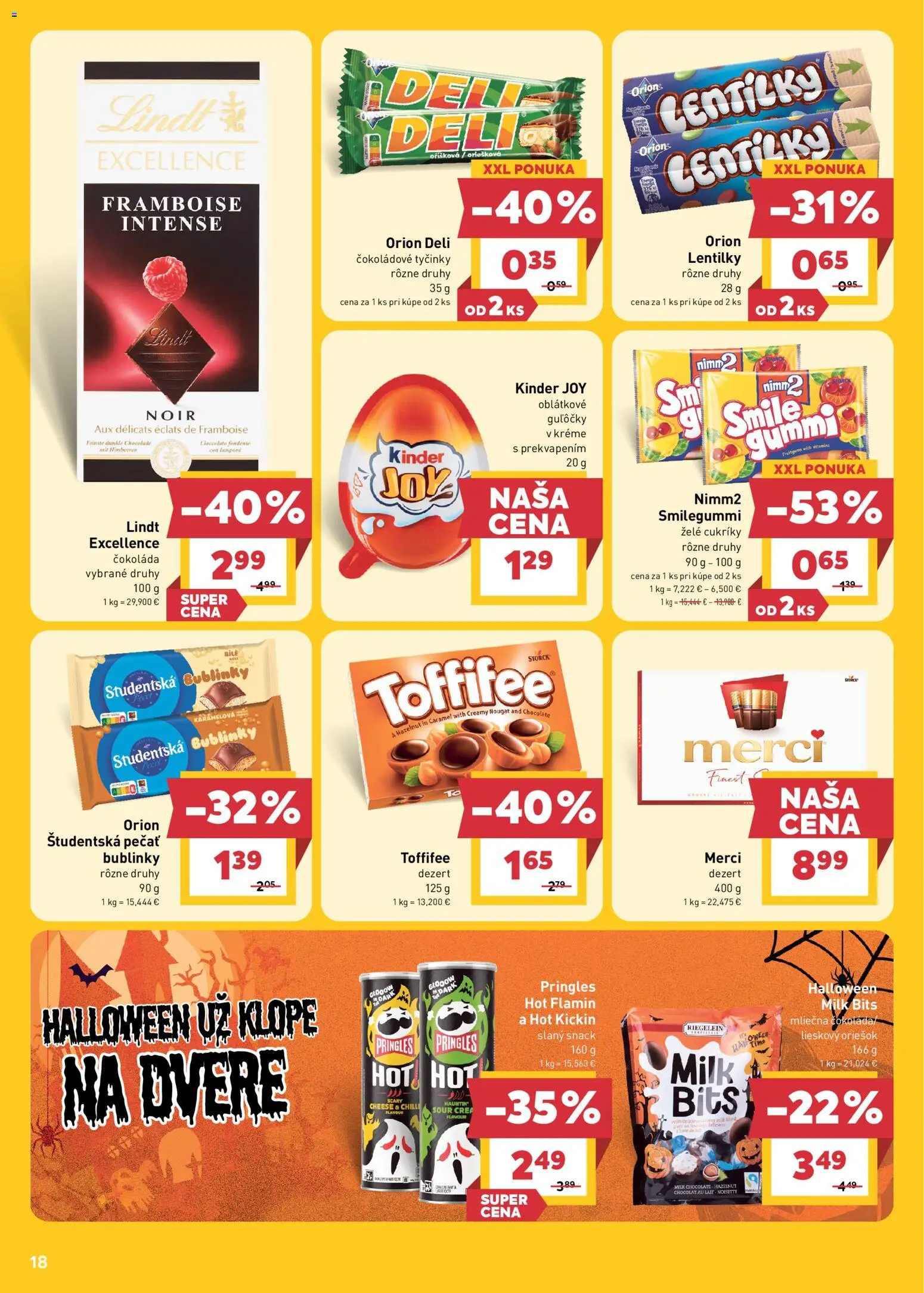 Nové Billa akcie – leták je platný od 14.10.2026 | Strana: 18