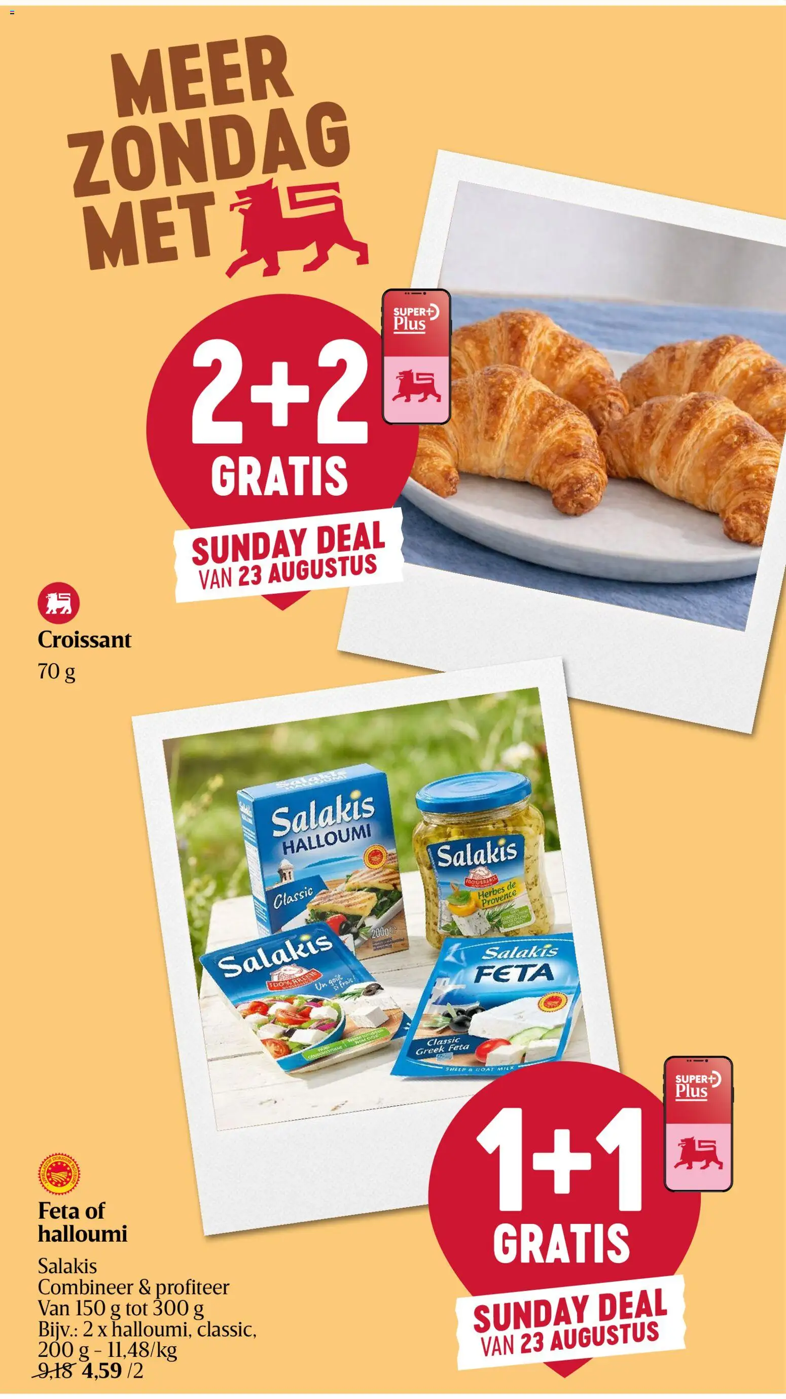 {H1} | Pagina: 18 | Producten: Croissant, Halloumi, Feta