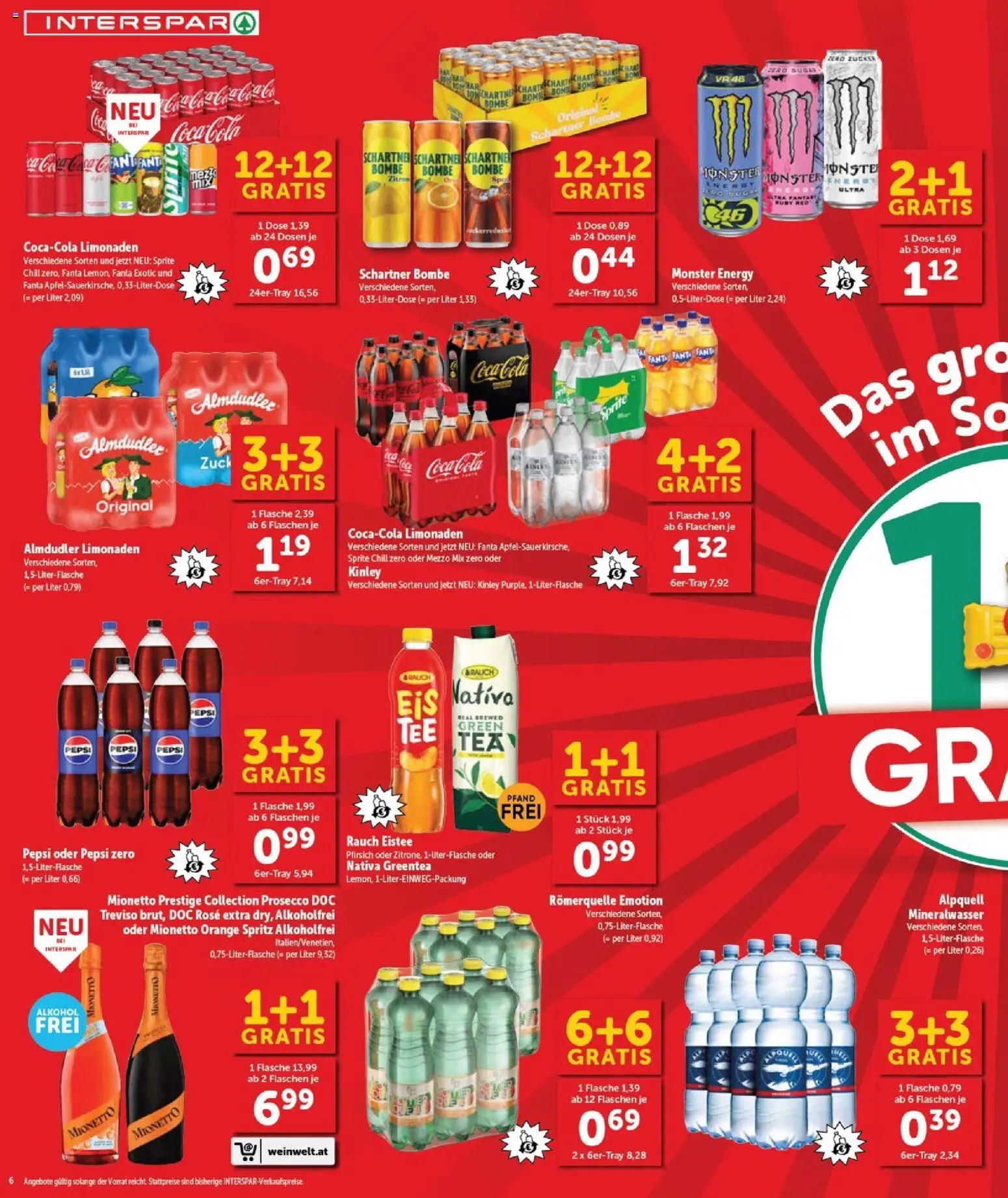 Interspar Flugblatt - Burgenland Nord gültig ab 01.07.2026 | Seite: 6 | Produkte: Pfirsich