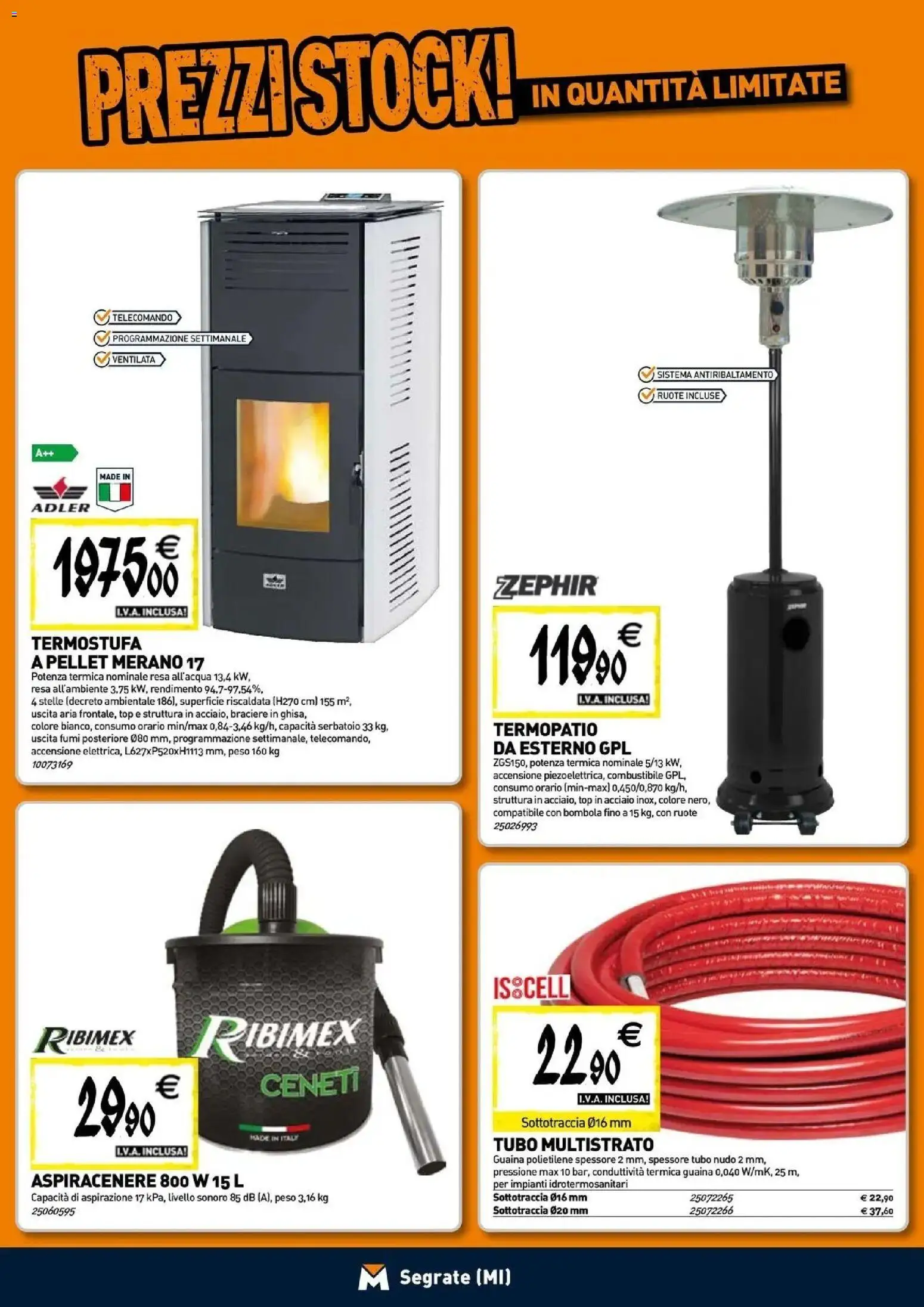 Nuovo TECNOMAT - Straordinari prezzi stock! dal 24/09/2026 > offerte anteprima 🛍️ | Pagina: 9 | Prodotti: Telecomando, Top, Tubo, Aspiracenere