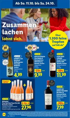Náhled letáku Lidl Německo leták od 19.10.2026 | Strana: 60 | Produkty: Víno, Pinot Noir, Riesling