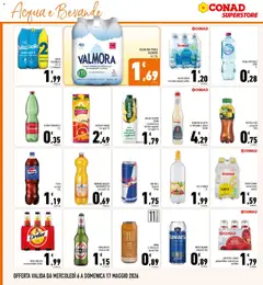 Anteprima del volantino APERITIVO CONAD, APERITIVO CONAD ginger/bitter: bianco/rosso 6x100ml valido a partire dal 06.05.2026 | Pagina: 20 | Prodotti: Acqua, Latte, Acqua naturale, Aperitivo