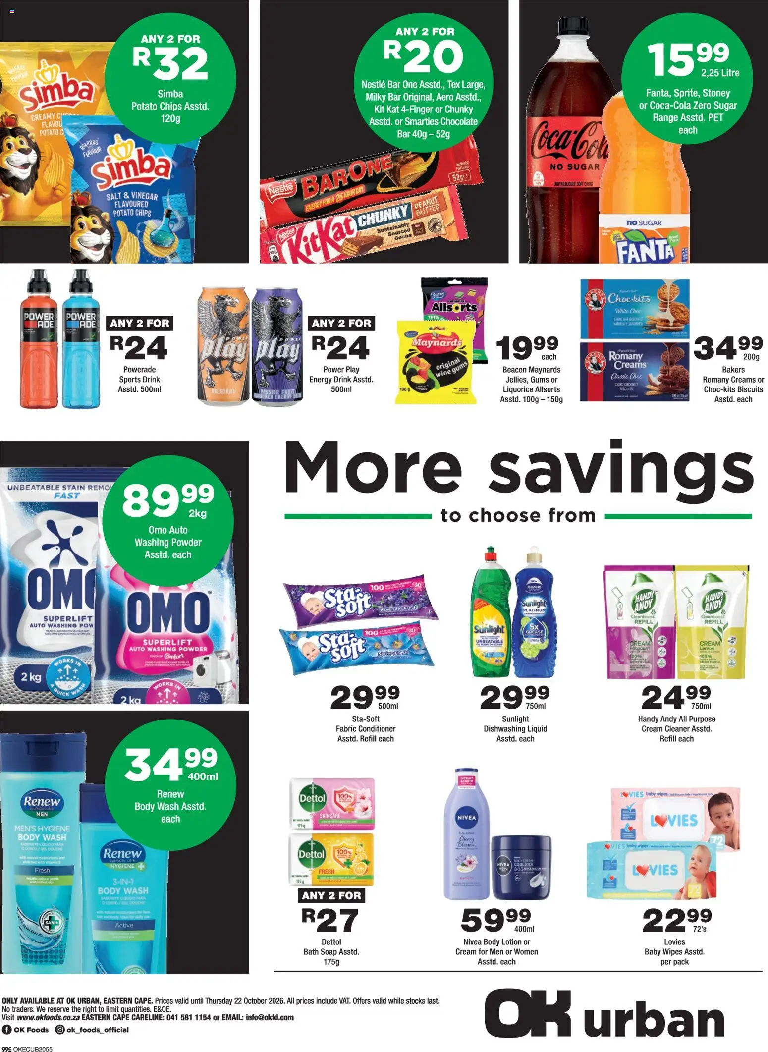 New OK Foods catalogue – valid from 14/10/2026 | Page: 4 | Products: Butter, Cream, Salt, Lemon