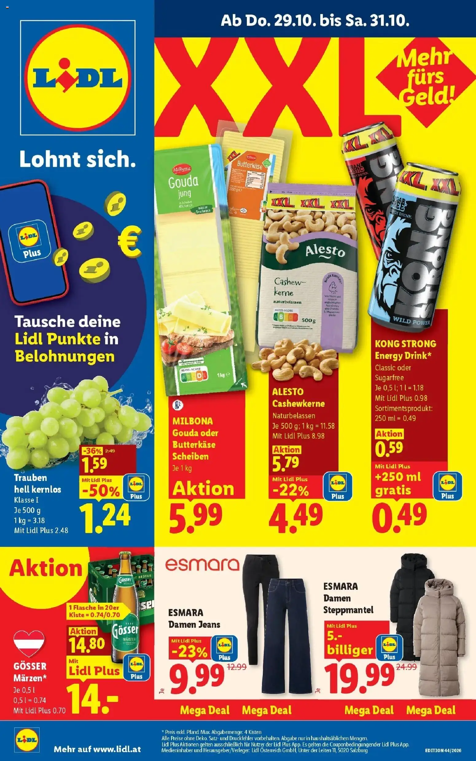 Lidl Flugblatt - Fohnsdorf ab 25.10.2026 - Angebote ab donnerstag | Seite: 1
