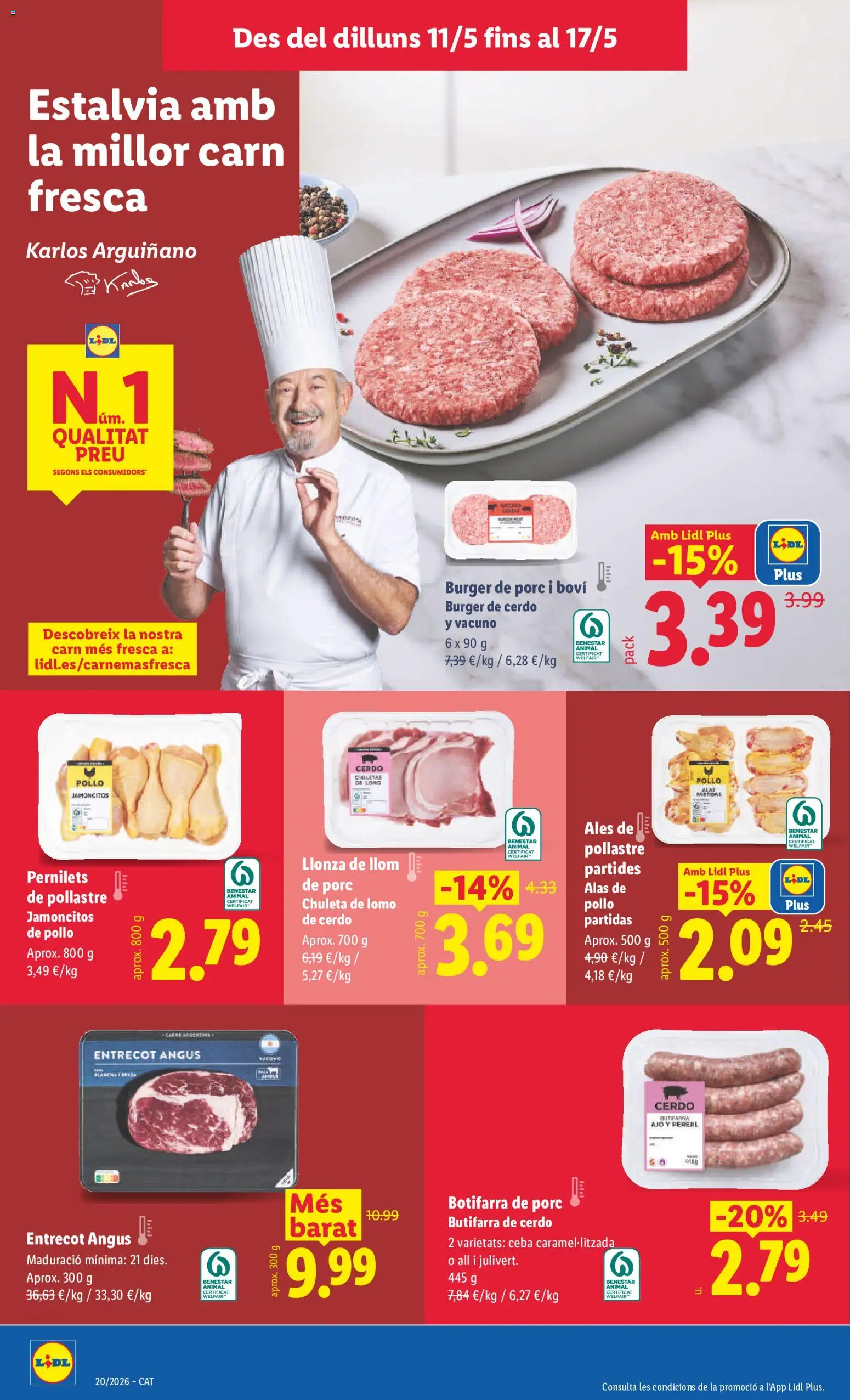 Lidl folleto │ válido desde el 11.05.2026 | Página: 10 | Productos: Cerdo